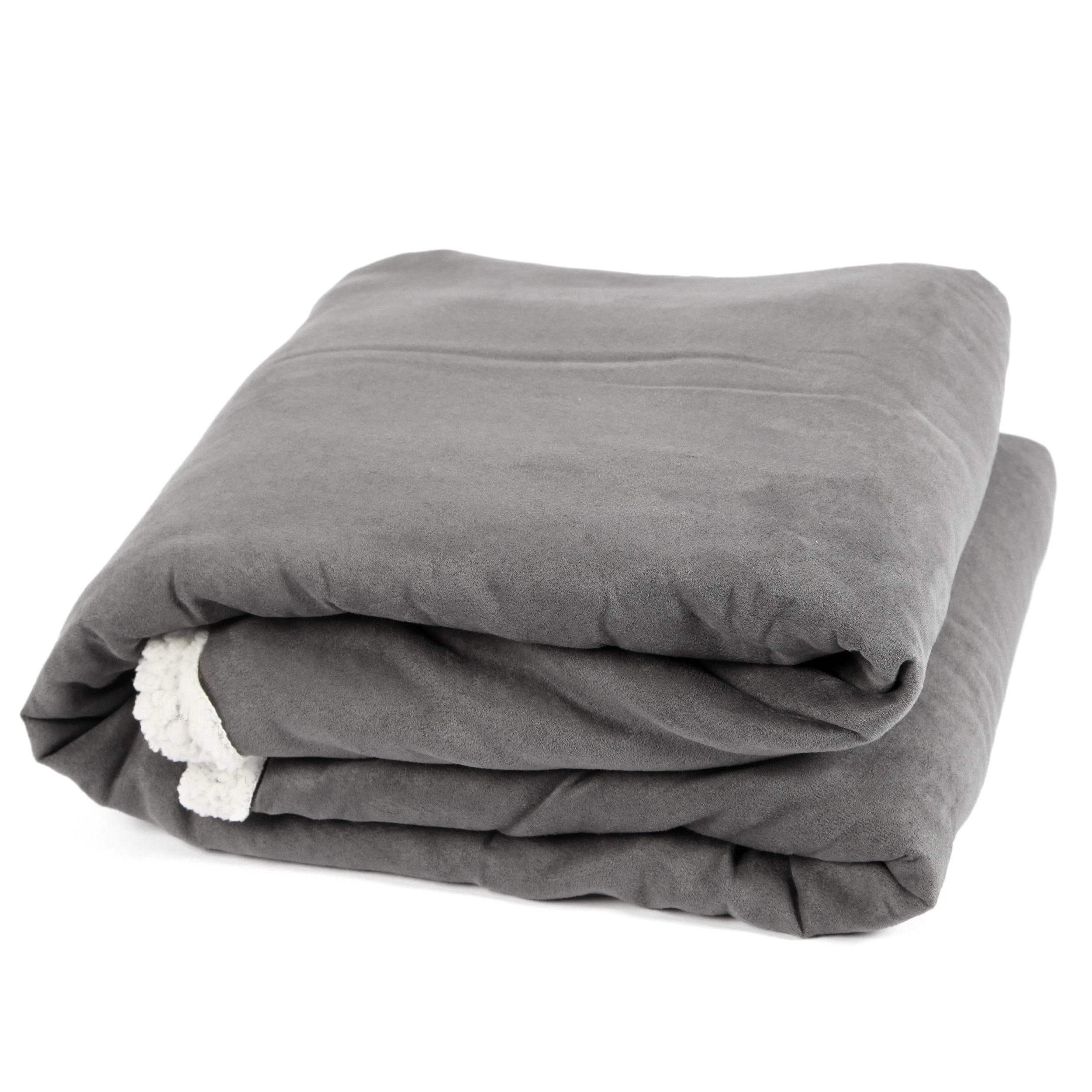 Wohndecke Sherpa Lammfell Optik Kuscheldecke XXL, weiches Mikrofaser, 200x150cm, Vendome, Hochwertiger Lammflor-Plüsch, widerstandsfähig, 30°C maschinenwaschbar