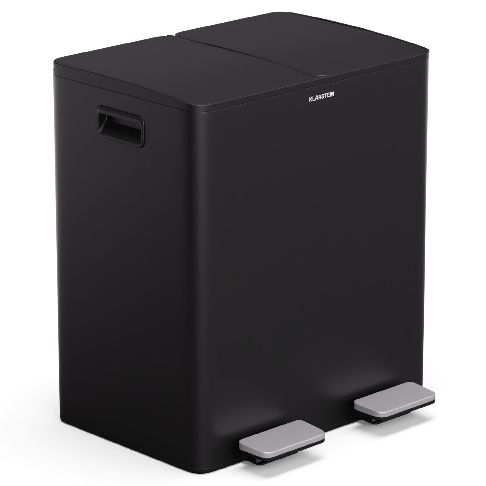 Klarstein Mülleimer EcoVista, Mülltonnenbox Fach Treteimer Trash Bin Garbage Müll