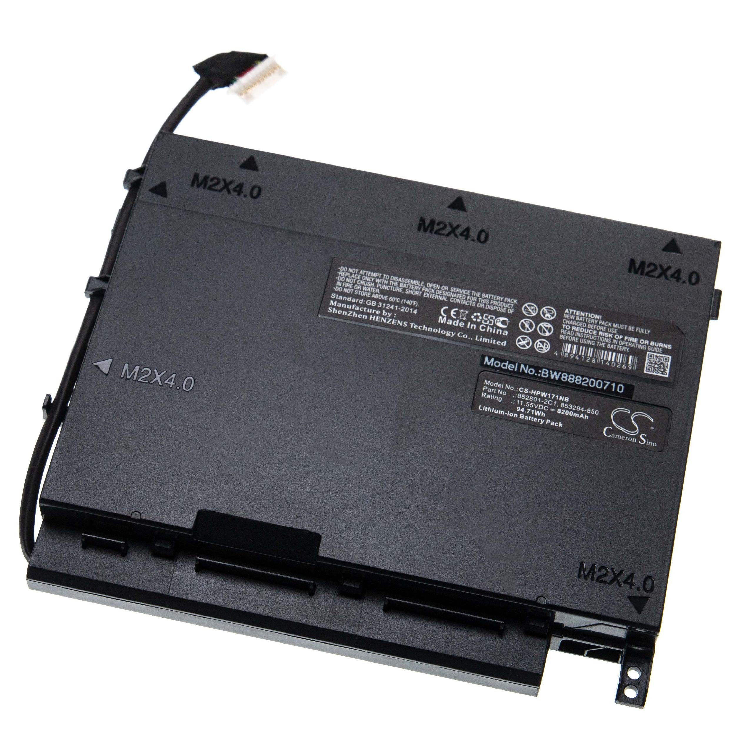 vhbw passend für HP Omen 17-w217ng, 17-w218ng, 17-W216TX, 17-W217TX ...
