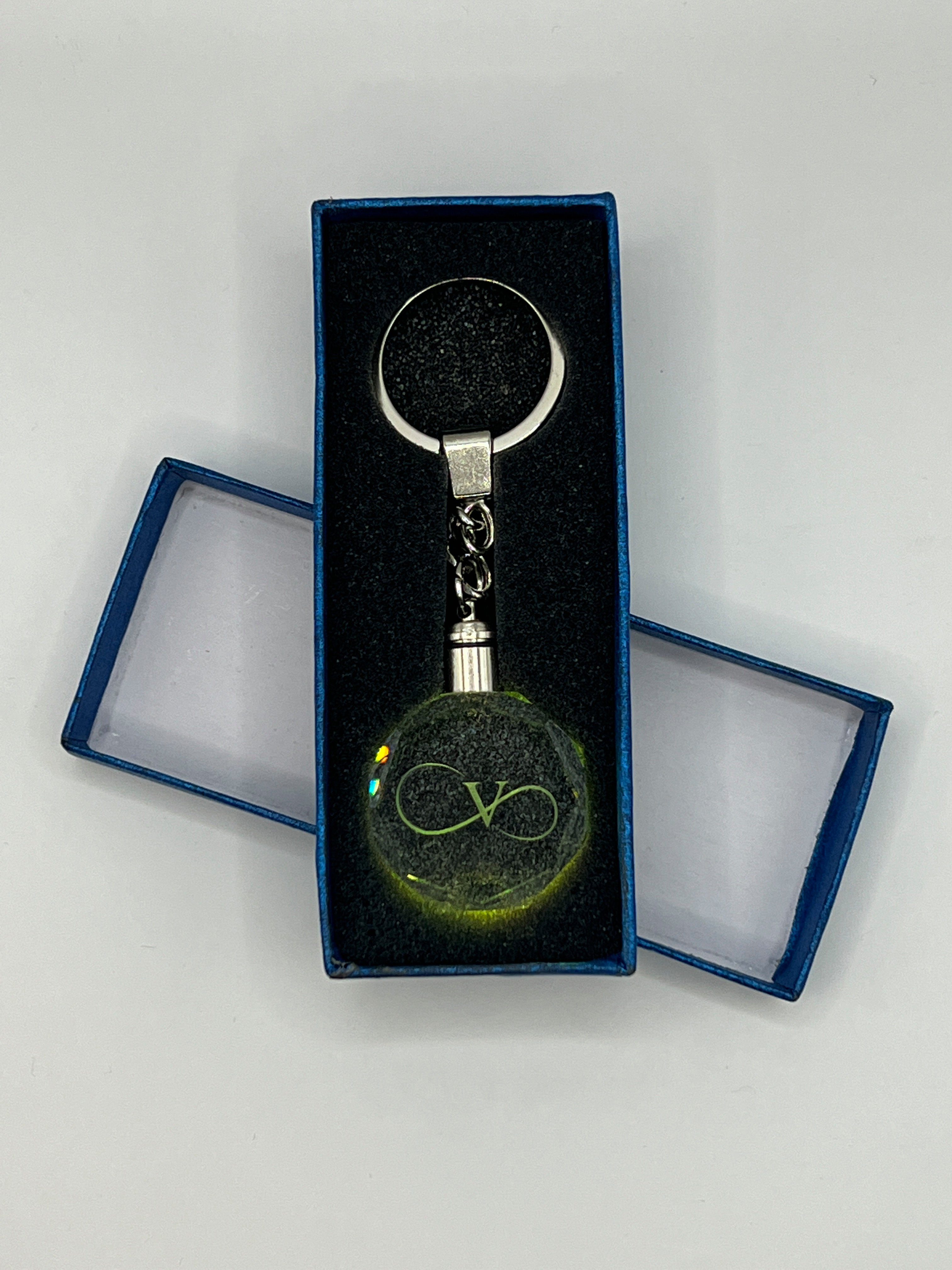 Stelby Schlüsselanhänger Unendlichkeitszeichen Schlüsselanhänger V  Multicolor mit Geschenkbox | Schlüsselanhänger