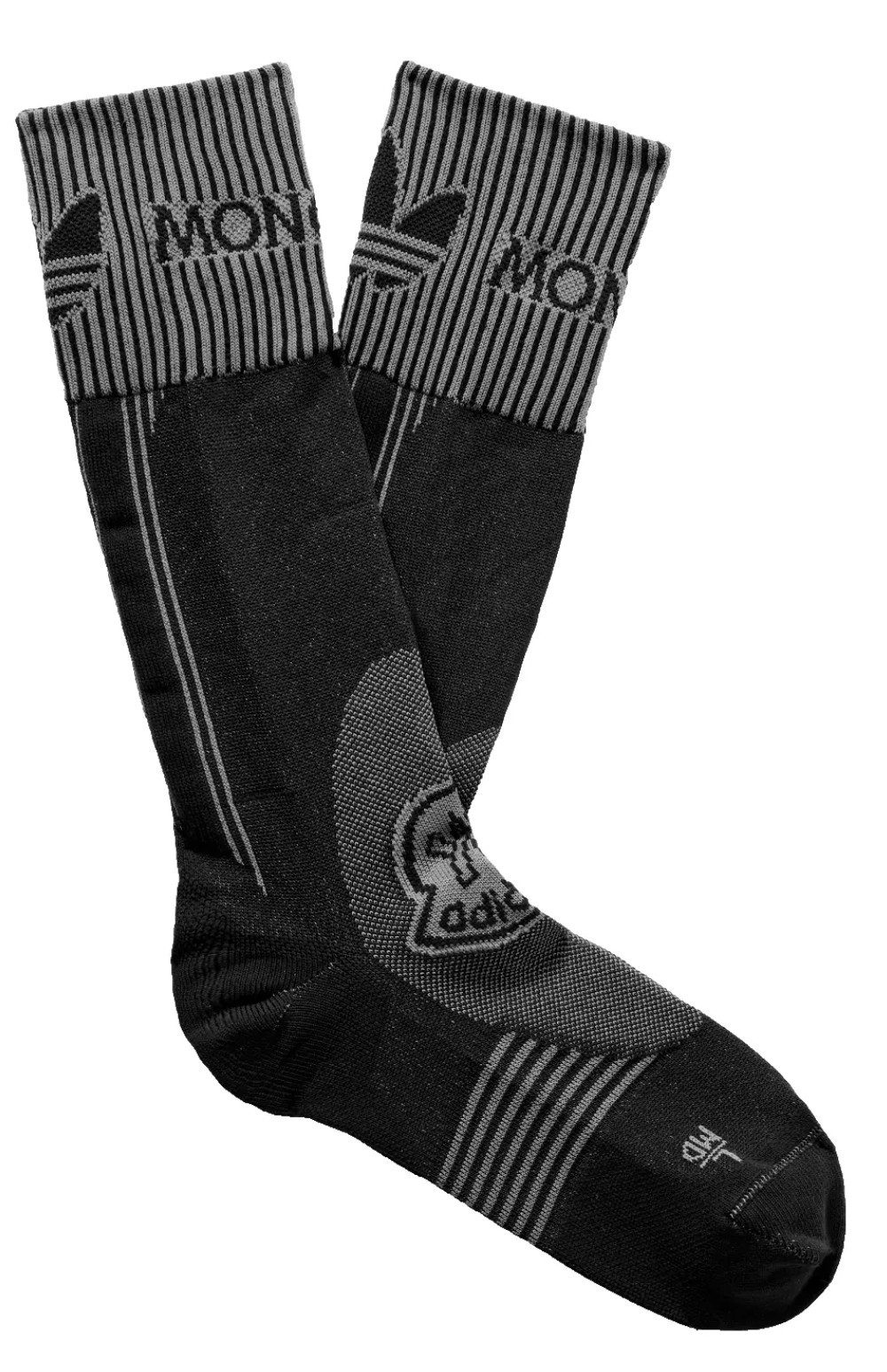MONCLER Freizeitsocken Genius Linie Socken Materialmischung aus Mesh und Rippstrick