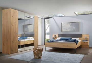 rauch Schlafzimmer-Set Evela, (Set), mit Bettanlage in 2 Breiten und Drehtürenschrank mit Spiegel