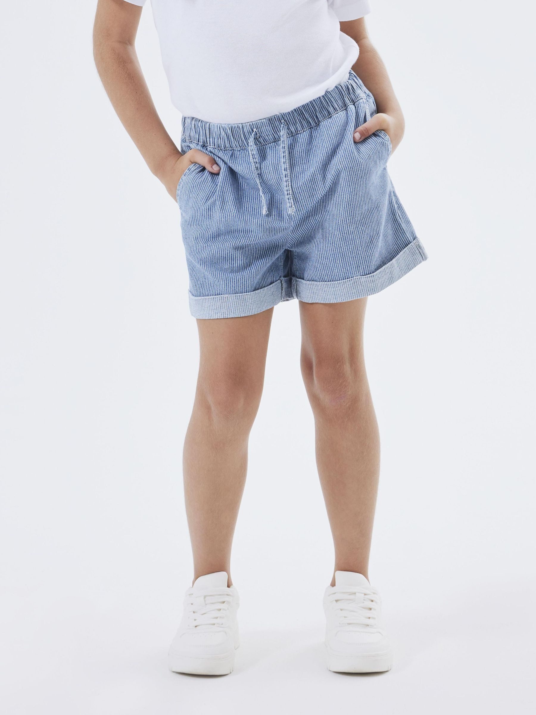Shorts NKFBELLA HW WIDE DNM SHORTS 4405-IP NOOS