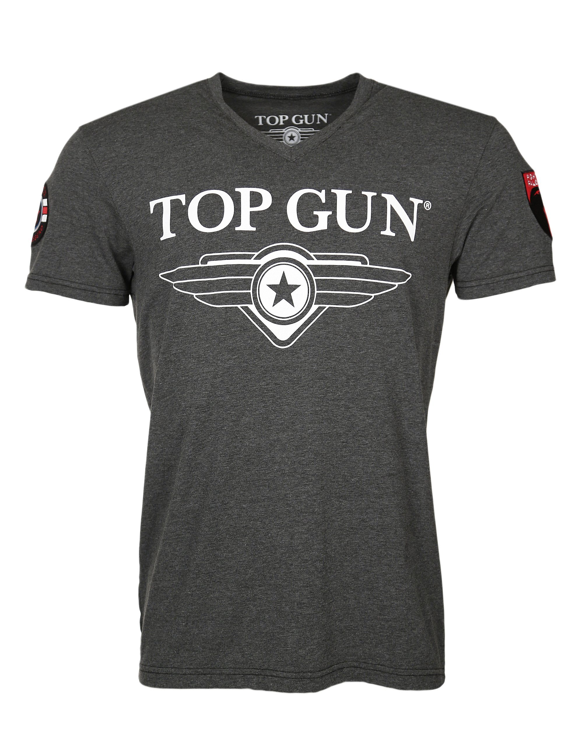 TOP anthracite GUN T-Shirt TG20191004