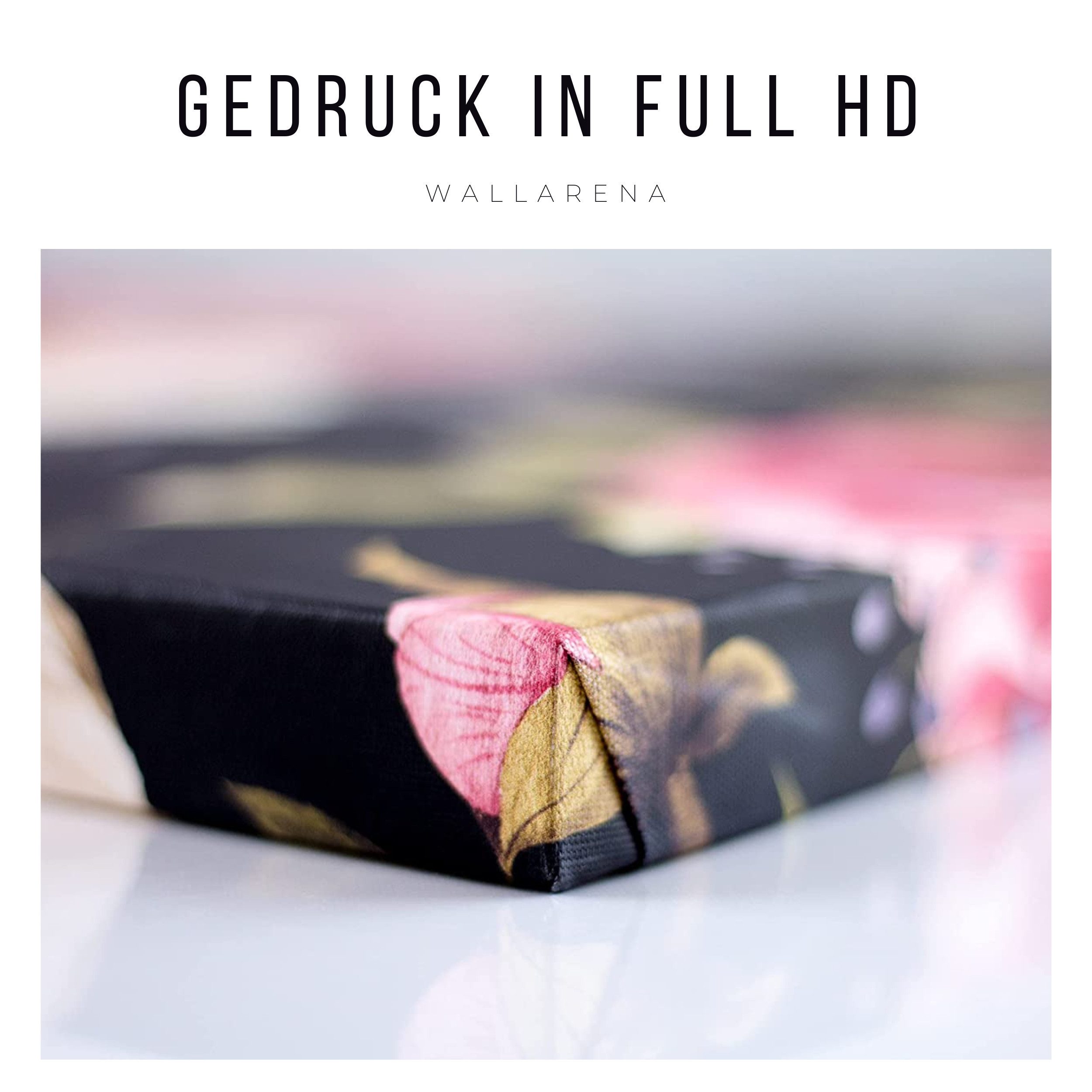 Wallarena Leinwandbild Blumen - Mehrfarbig - Elegant - Wohnzimmer, Blumen, 60x40x2cm – Bild 4 von 5