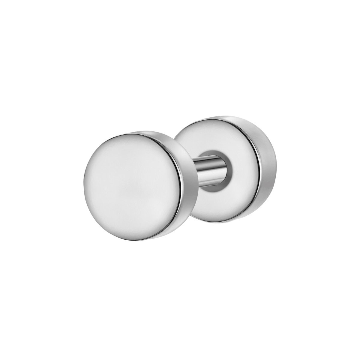 true-rebels-paar-ohrstecker-silber-fake-plug-design-mit-flatback