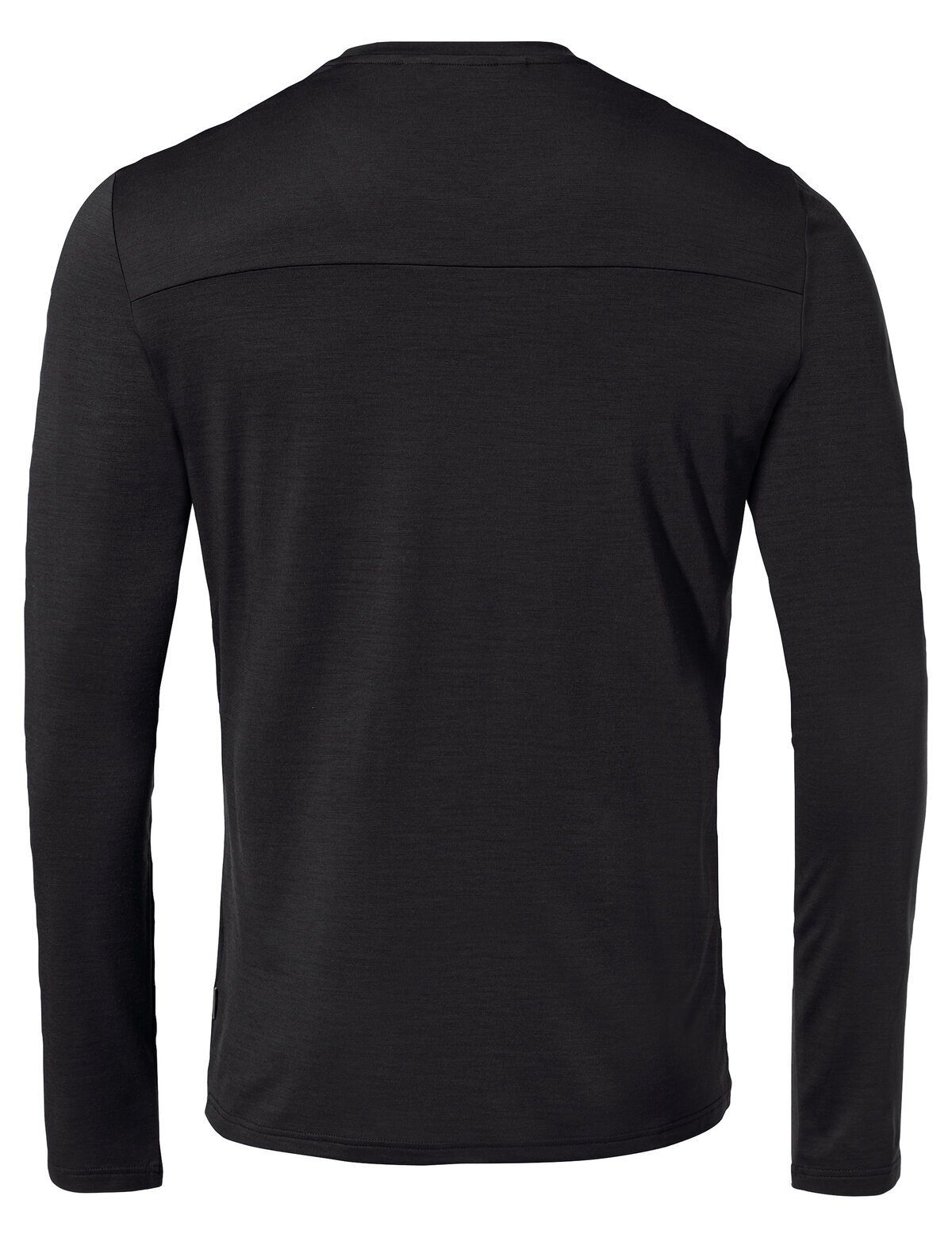 VAUDE T-Shirt LS black T-Shirt Wool uni Monviso Men's (1-tlg)