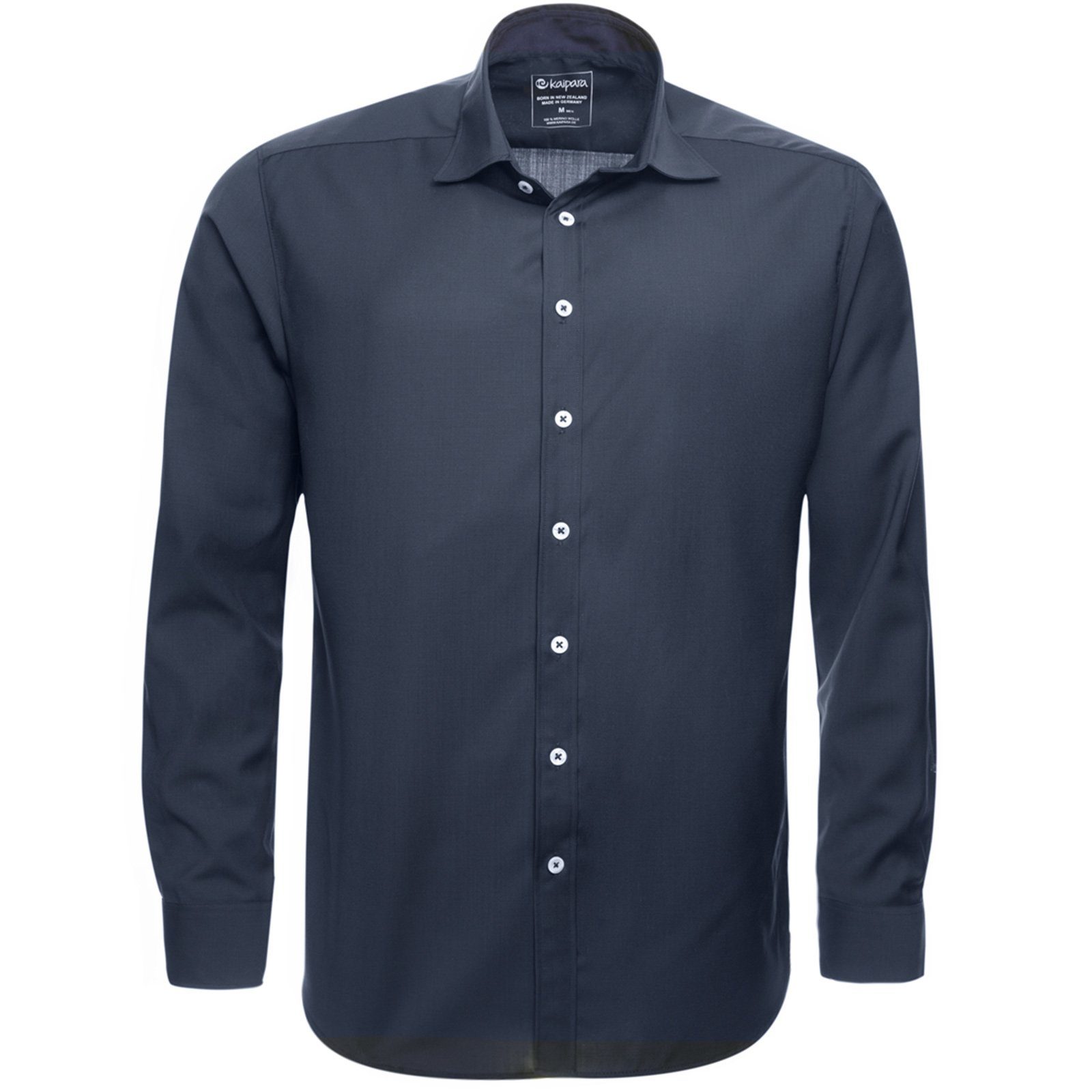 Kaipara - Merino Sportswear Langarmhemd »URBAN Merino Hemd Slimfit 200«  (1-tlg) aus reiner Merinowolle Made in Germany online kaufen | OTTO