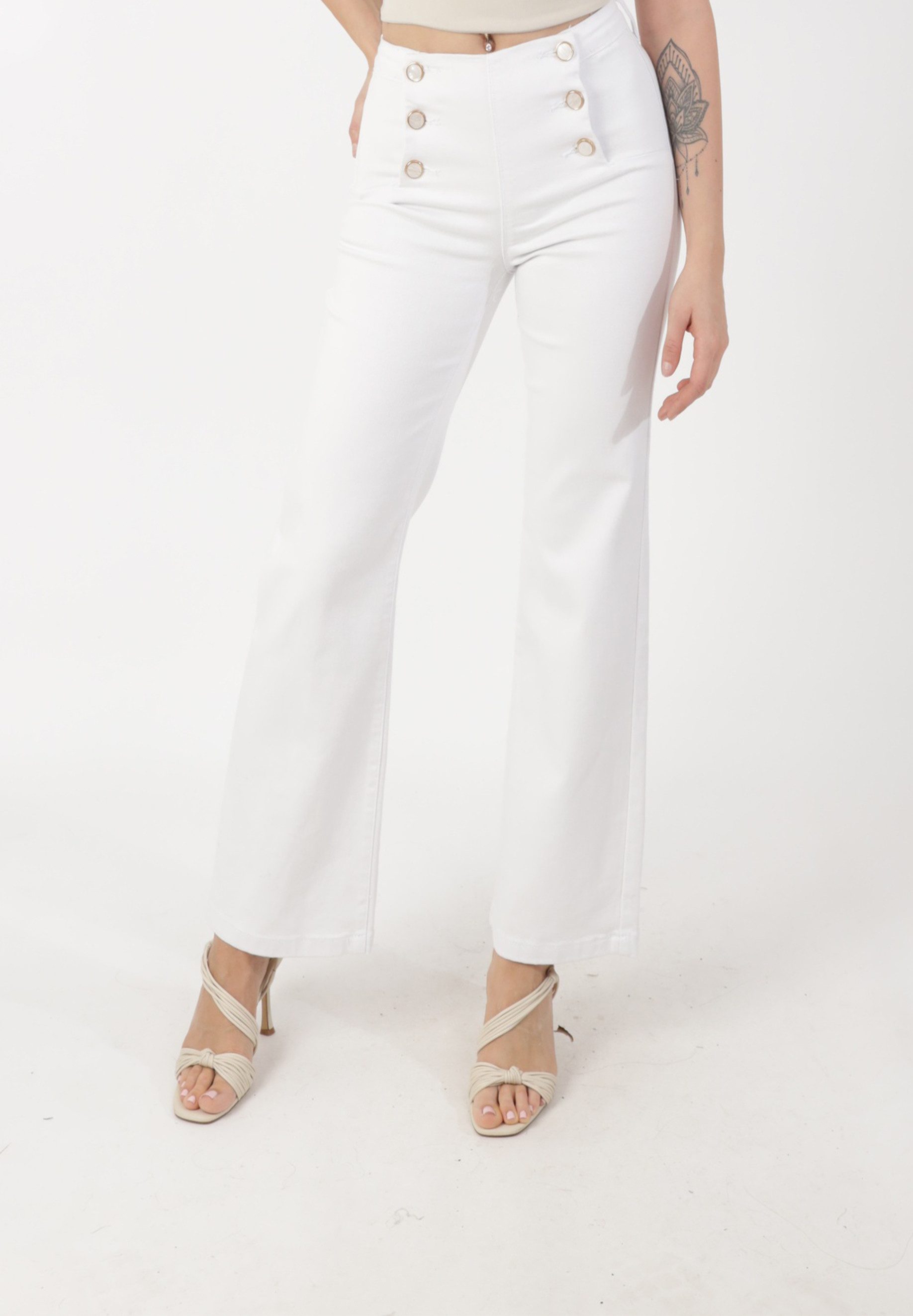 Elara Straight-Jeans Straight Hose