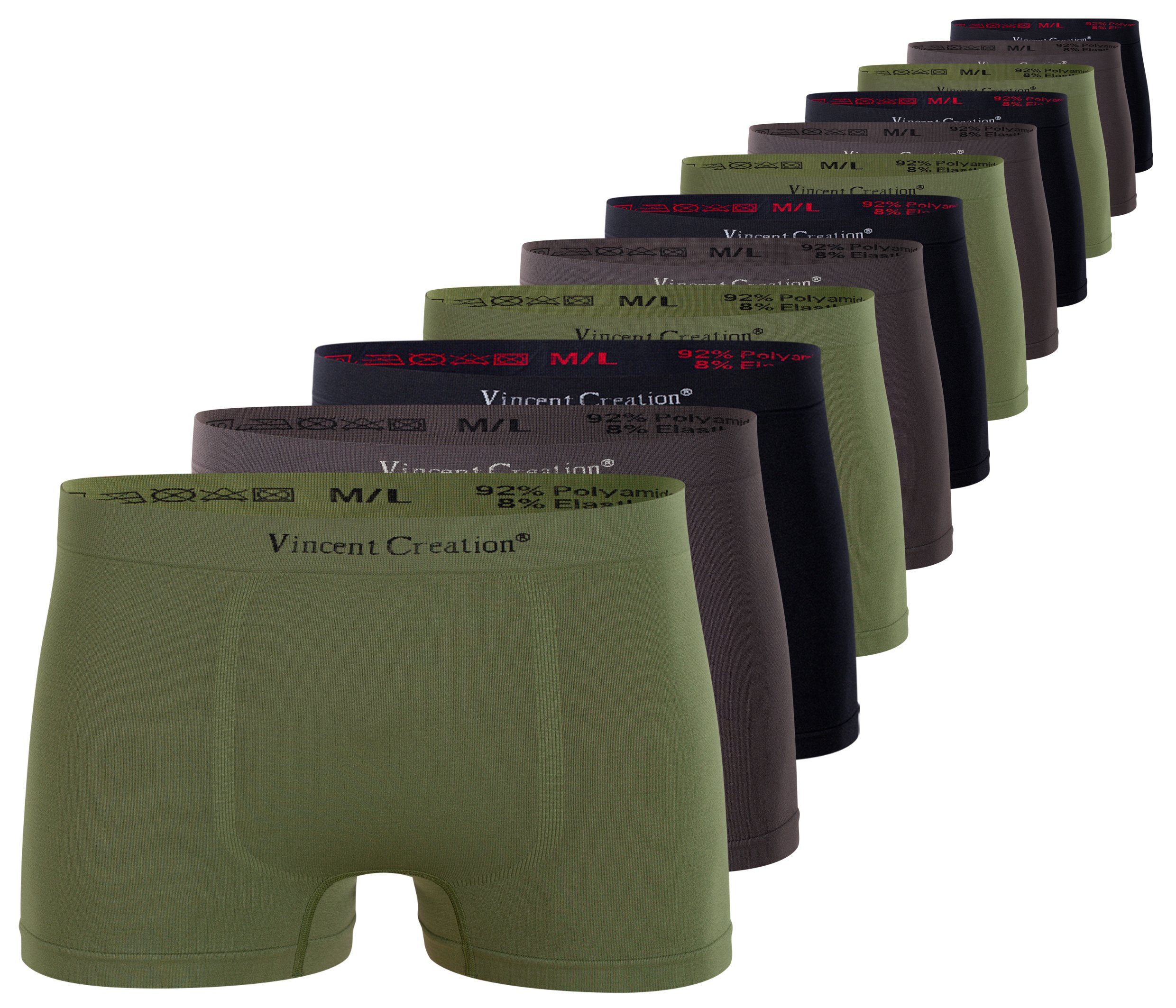 Vincent Creation® Boxershorts 12er Pack, Microfaser - Seamless (12-St) weic günstig online kaufen
