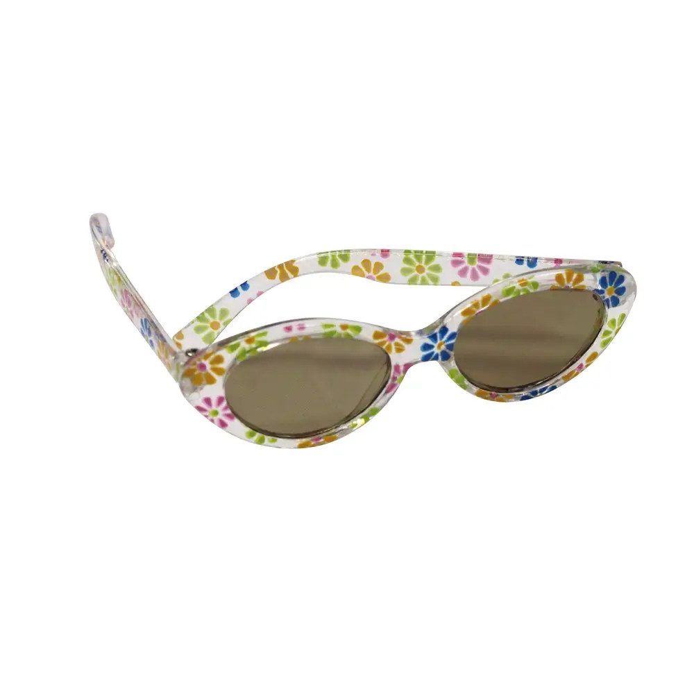 GÖTZ Puppen Accessoires-Set Götz 3401599 Puppen Sonnenbrille mit Etui, Blumenmuster