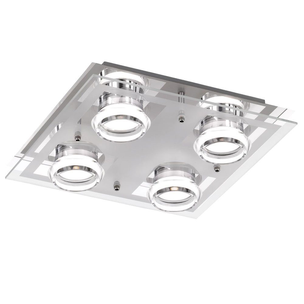 LED Deckenlampe LED-Leuchtmittel Beleuchtung Küchenleuchte Innen Glaslampe Warmweiß, etc-shop Deckenleuchte, Deckenleuchte fest verbaut,