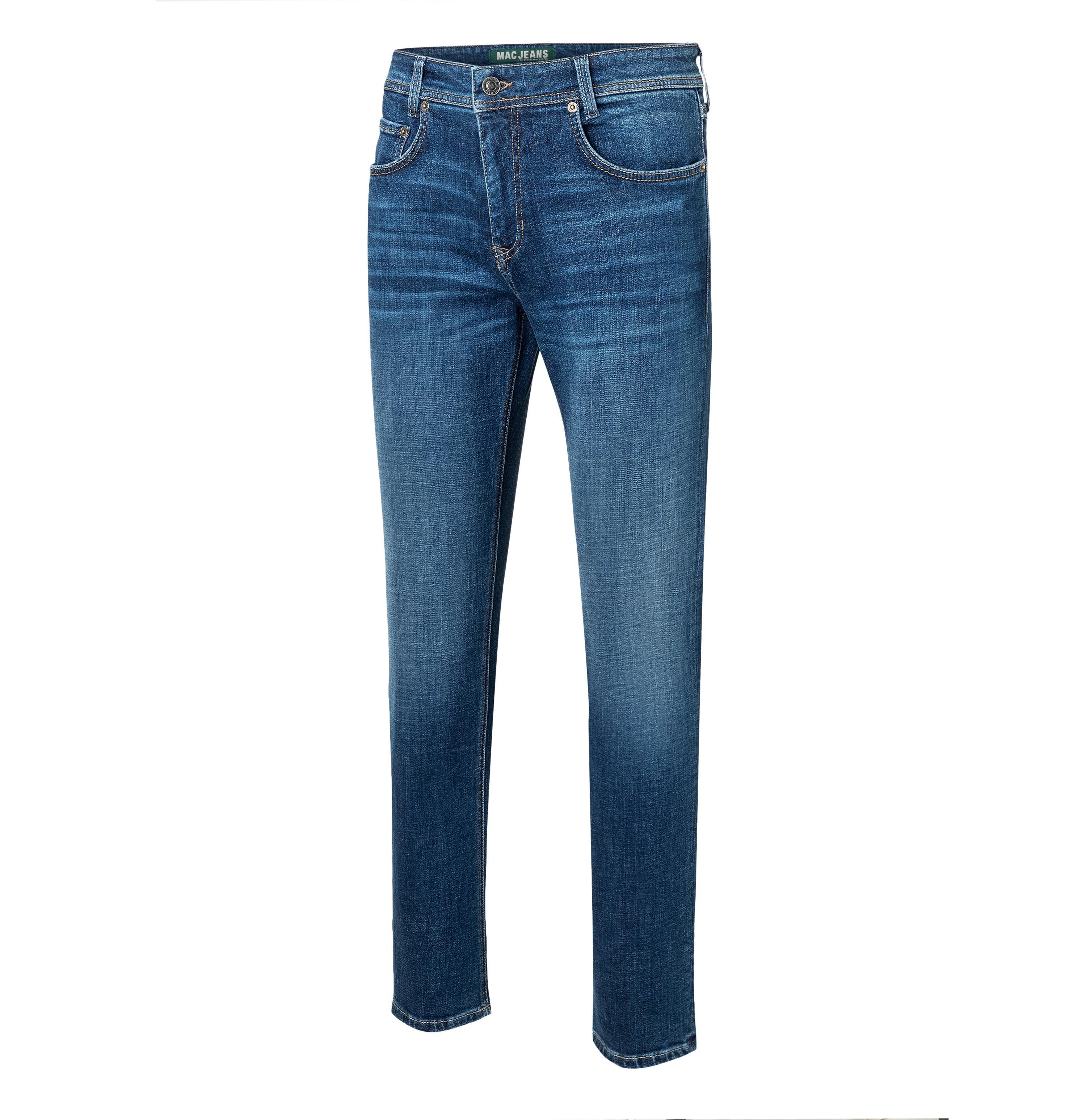 Stretch MAC 5-Pocket-Jeans dark blue Denim Arne