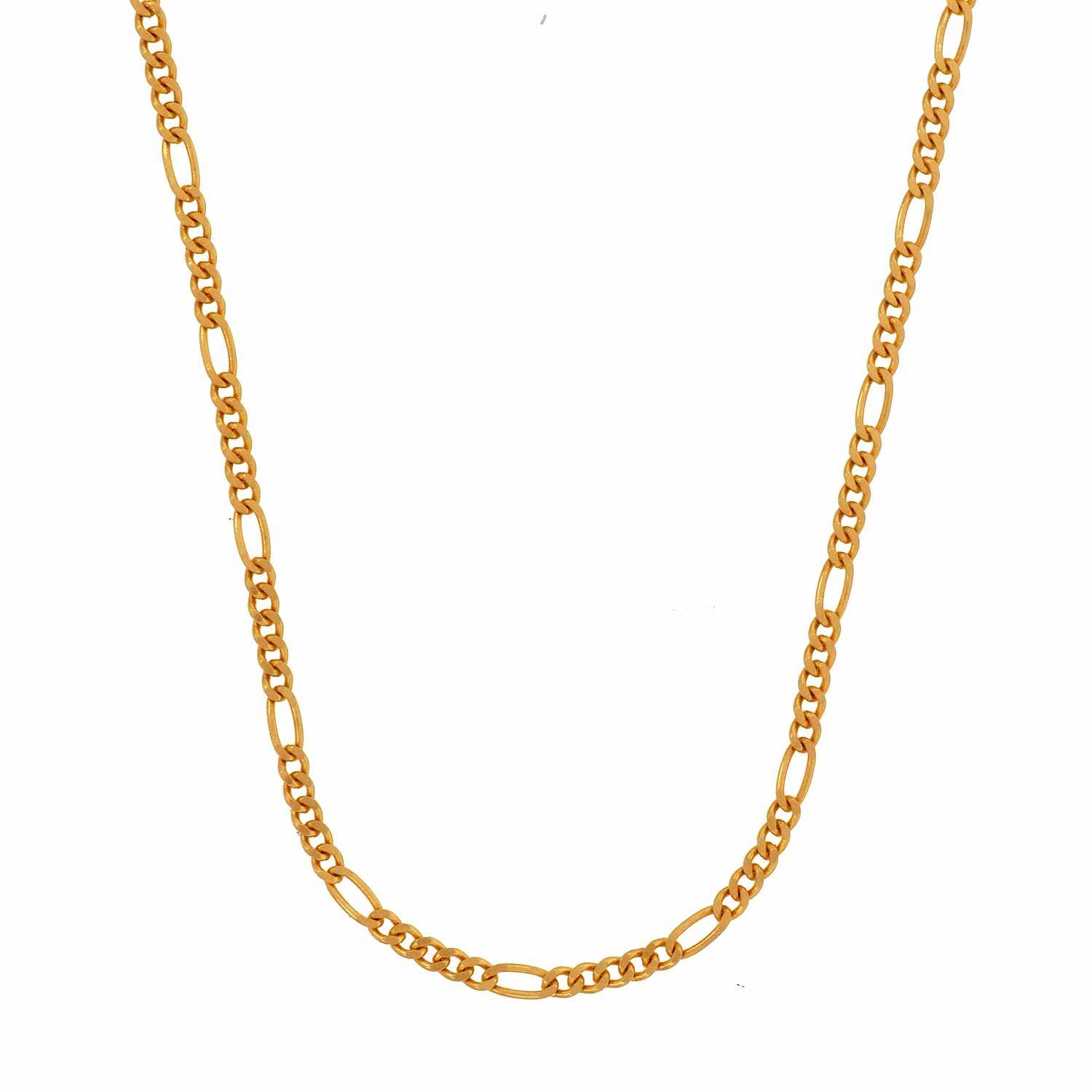 HOPLO Goldkette Goldkette Figarokette Länge 45cm günstig online kaufen