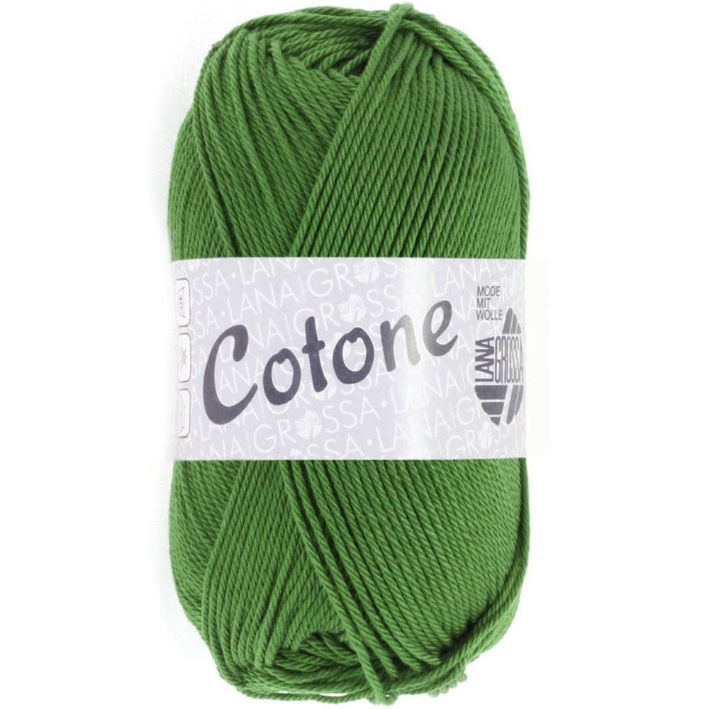 LANA GROSSA COTONE Häkelwolle, 125 m (vielseitiges Baumwoll-Basicgarn), 50 g