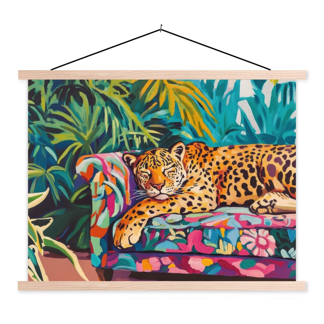 MuchoWow Poster Leopard - Bunt - günstig online kaufen