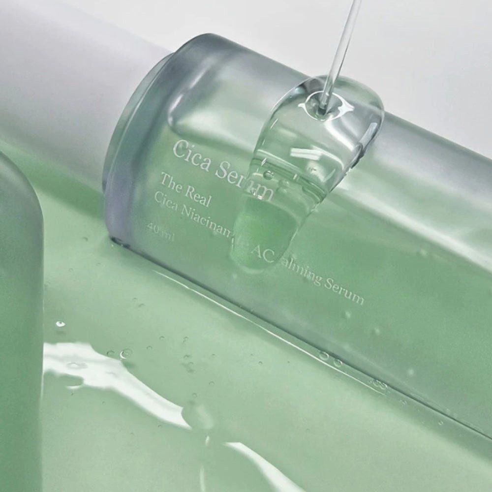 celimax Gesichtsserum Celimax, The Real Cica Niacinamide AC Calming Serum - 40 ml, Beruhigendes Cica-Serum mit Niacinamid für empfindliche, unreine Haut