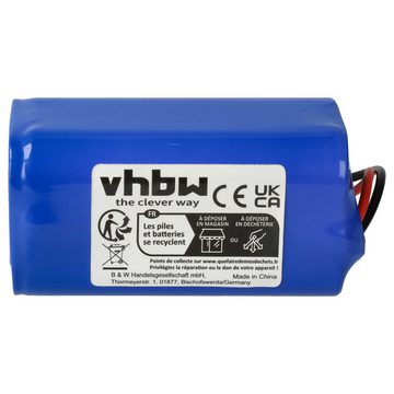 vhbw kompatibel mit bObsweep WP460011RO, WJ540011, Junior, Bob PetHair Staubsauger-Akku Li-Ion 2600 mAh (14,4 V)