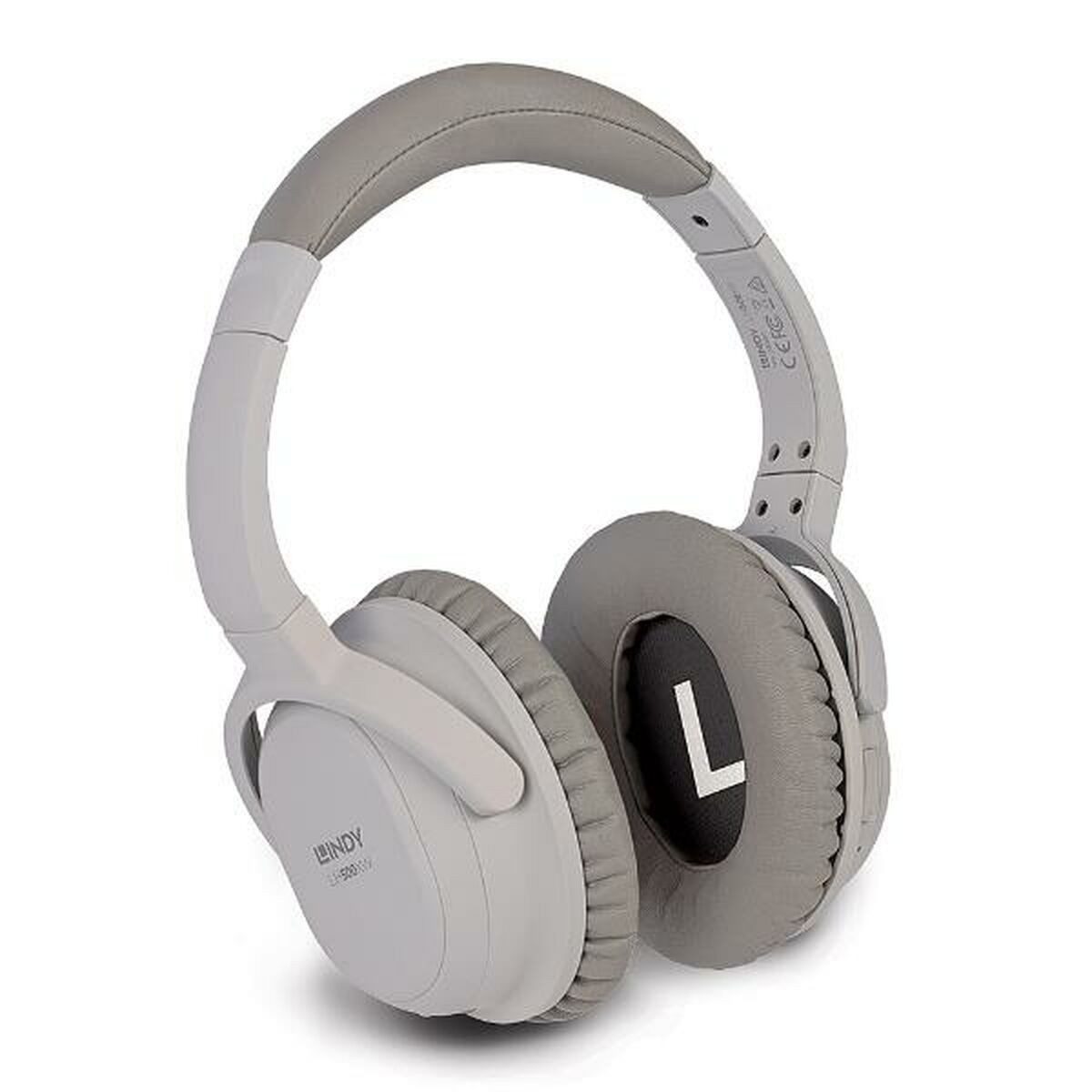 Lindy Headset (Bluetooth Kopfhörer mit Mikrofon LINDY LH500XW Grau)