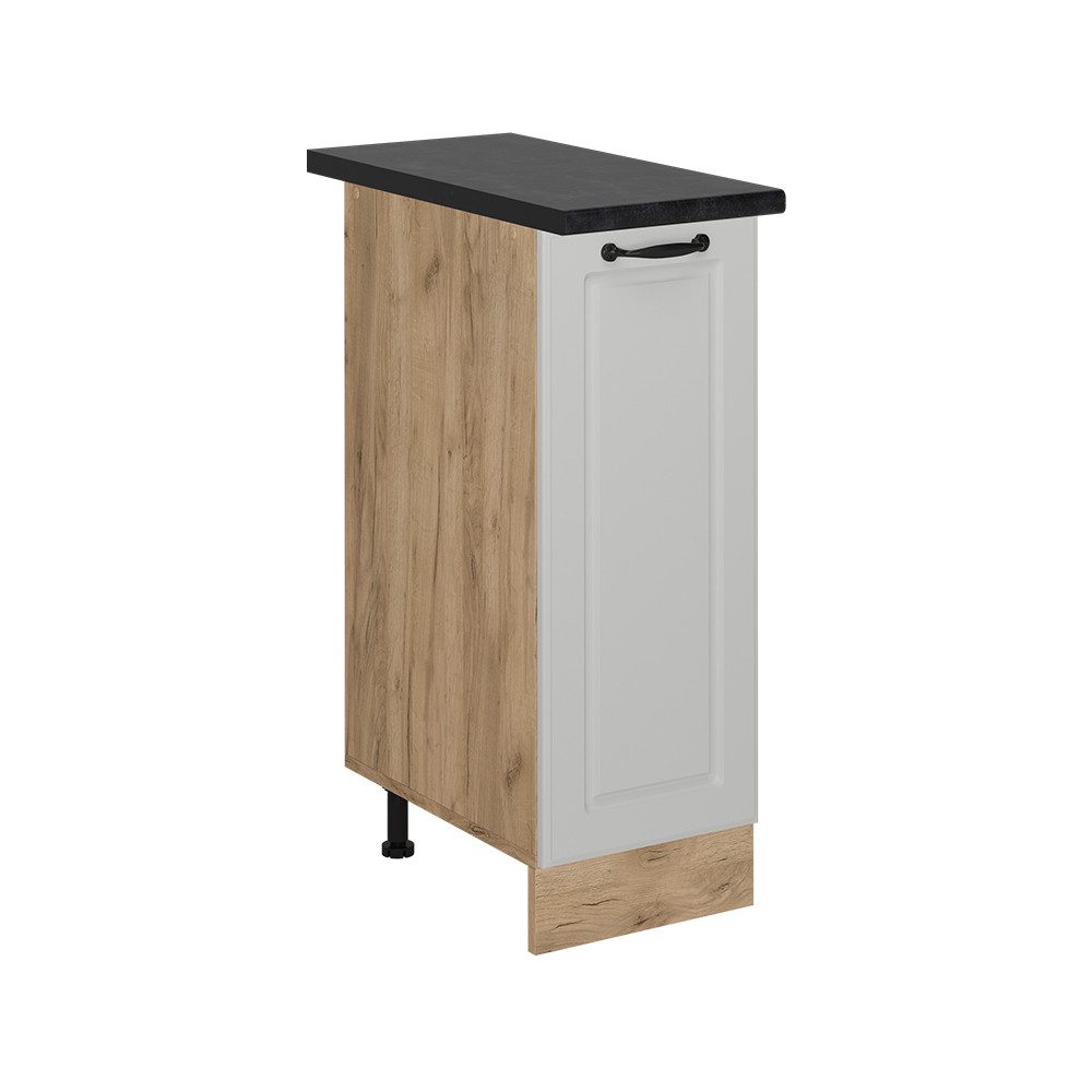 Vicco Apothekerschrank R-Line, Weiß Landhaus/Goldkraft Eiche, günstig online kaufen