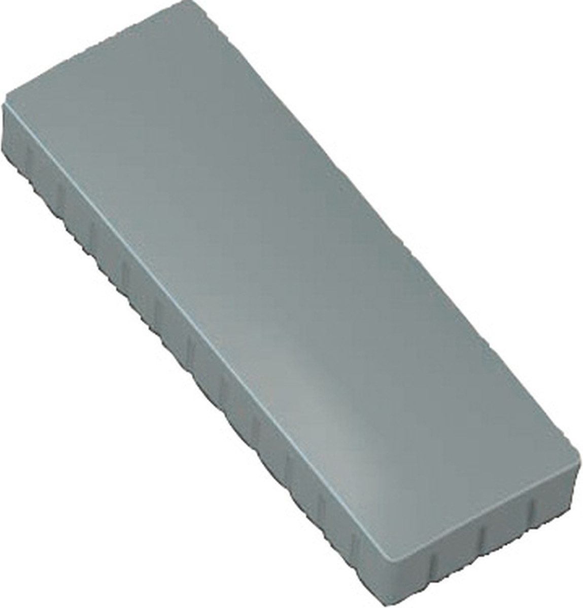 MAUL Magnet Magnet Solid 54x19 mm 1 kg Haftkraft 10 Stück grau