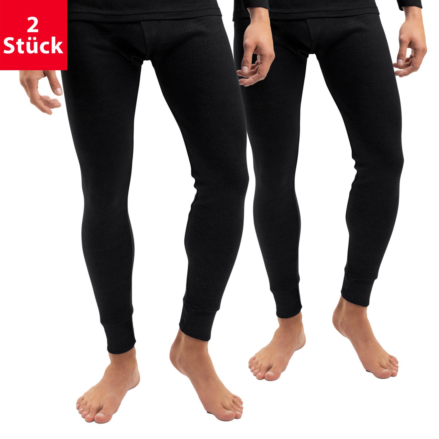 celodoro Funktionshose 2er Pack Herren Ski-Thermo Unterhose