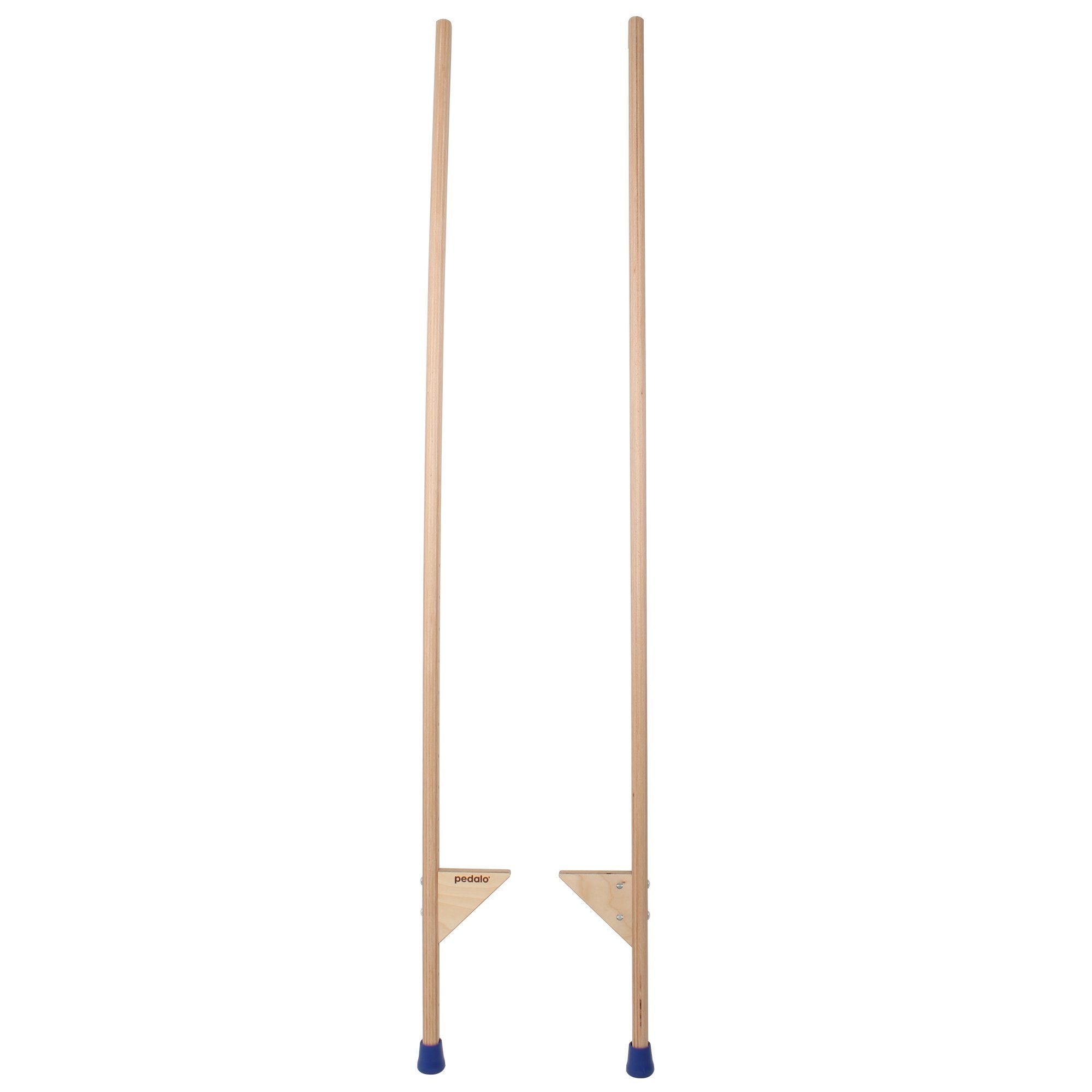 pedalo® Stelzen höhenverstellbare Esche Balanceboard Greifen, stabil, ergonomisches 7-fach Pedalo Fußrasten Holzstelzen, höhenverstellbar,