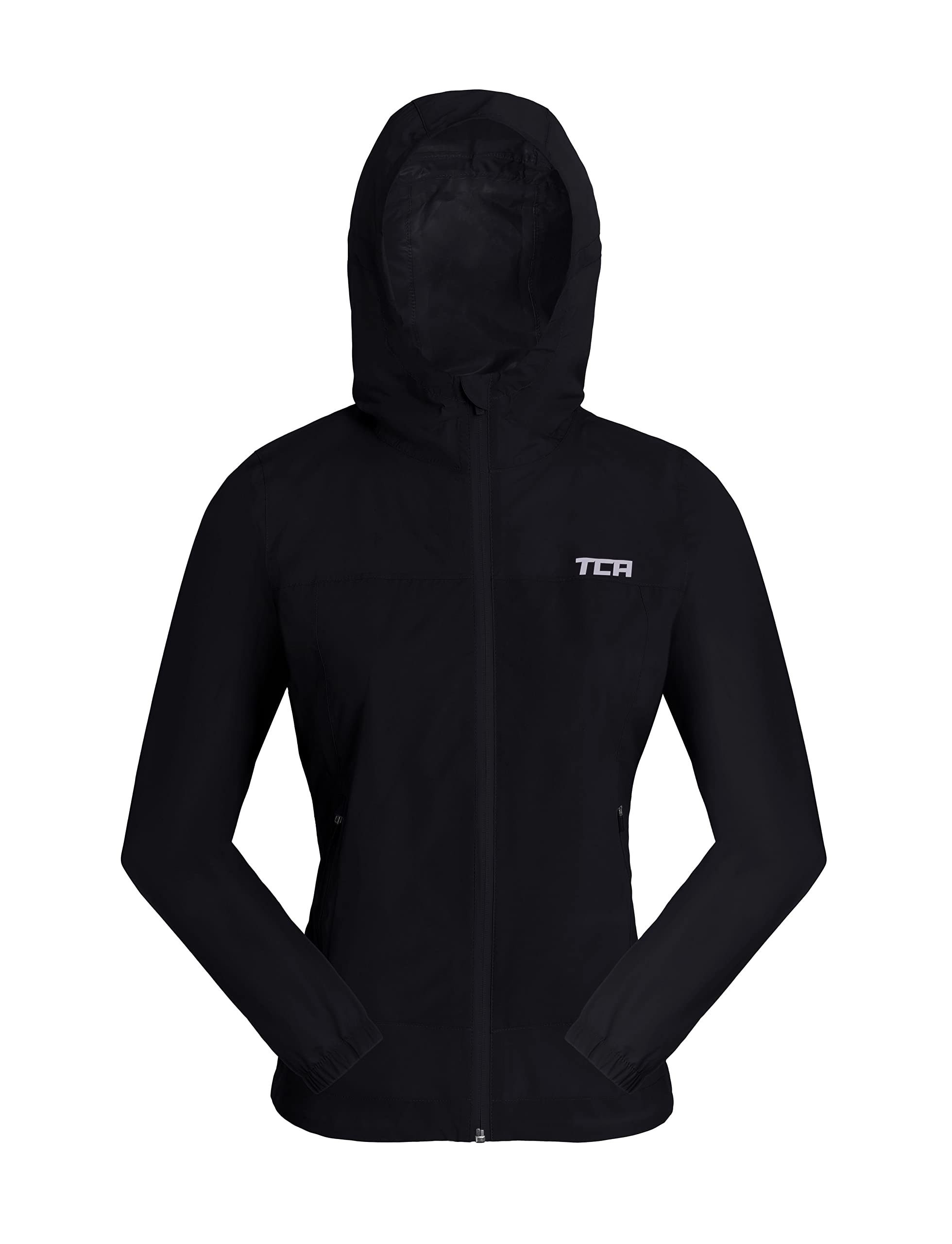 TCA Regenjacke TCA Mädchen Regenjacke wasserdicht, Schwarz, 6-8 Jahre (1-St)