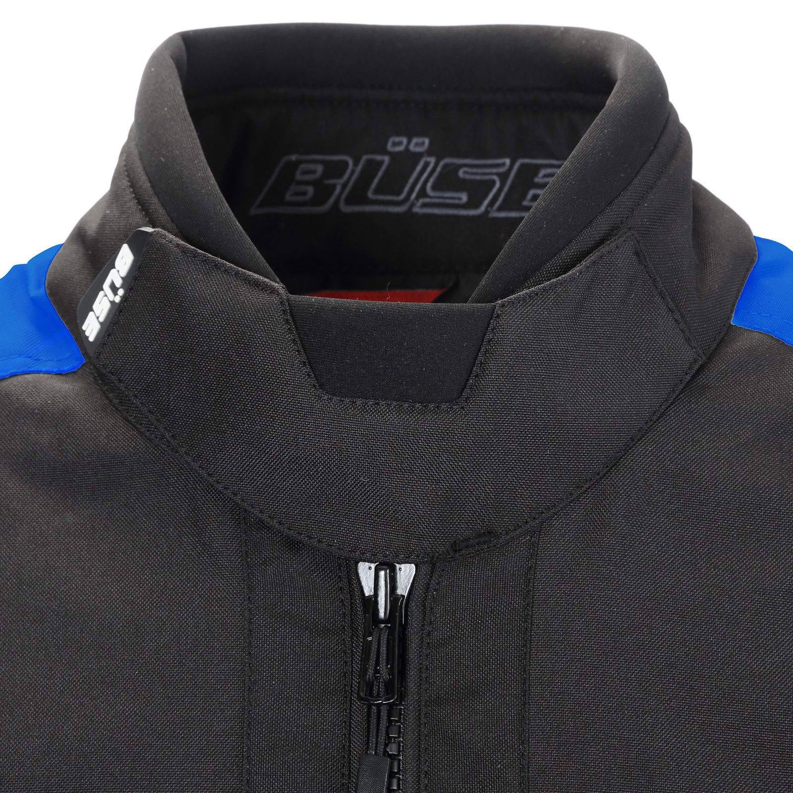 Büse Motorradjacke Büse LAGO PRO Textijacke grau / blau / rot Damen atmungsaktiv