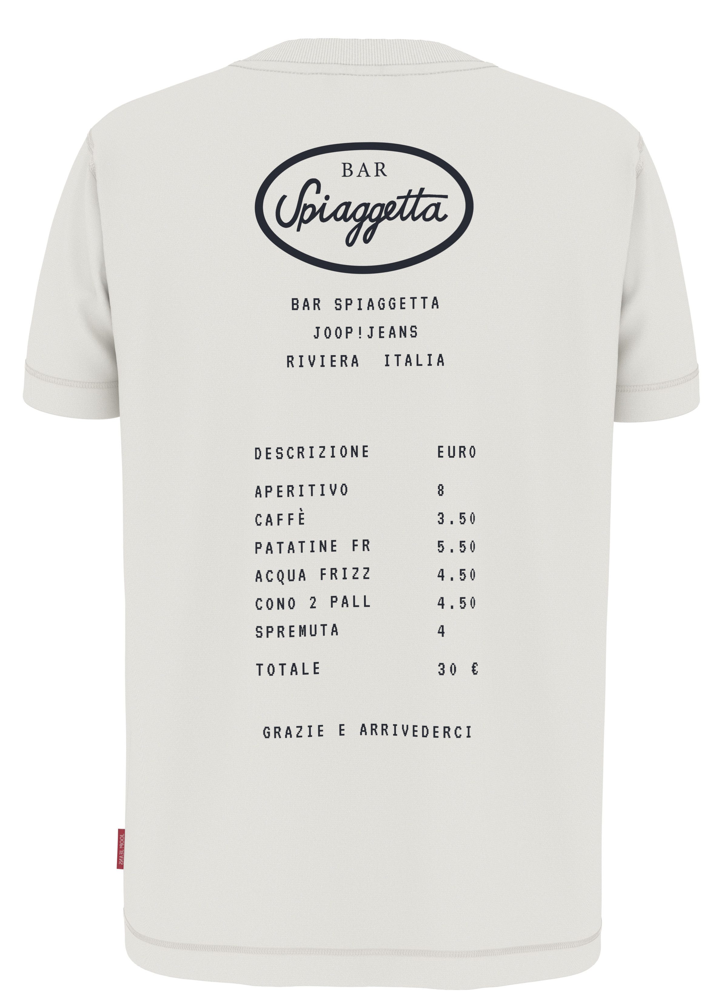 Joop Jeans Rundhalsshirt Eden Druck auf günstig online kaufen