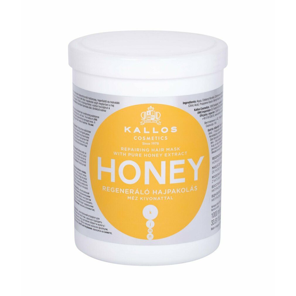 Kallos Cosmetics Haarpflege-Set Kallos Honey Repairing Hair Mask 1000 ml