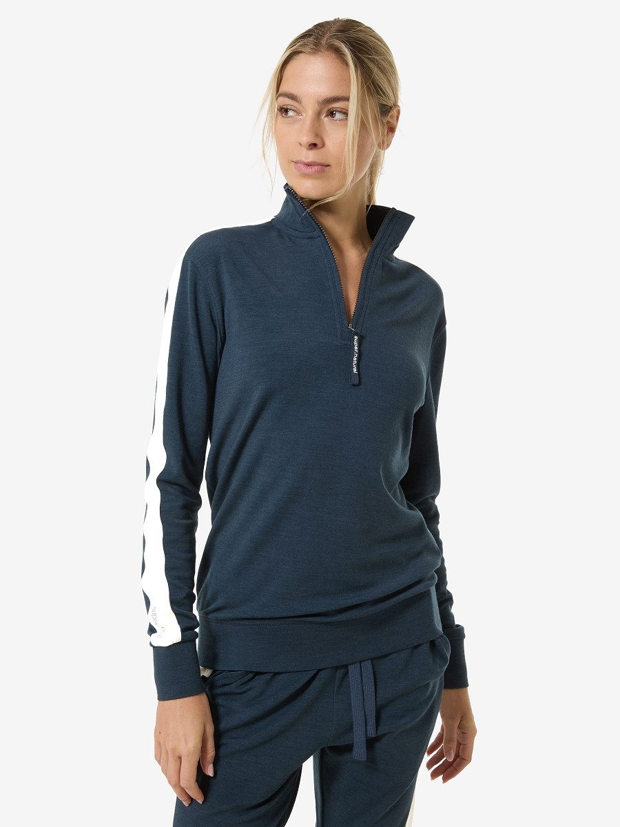 Rollkragenpullover für Damen, Merino W COLORADO ZIP TURTLENECK