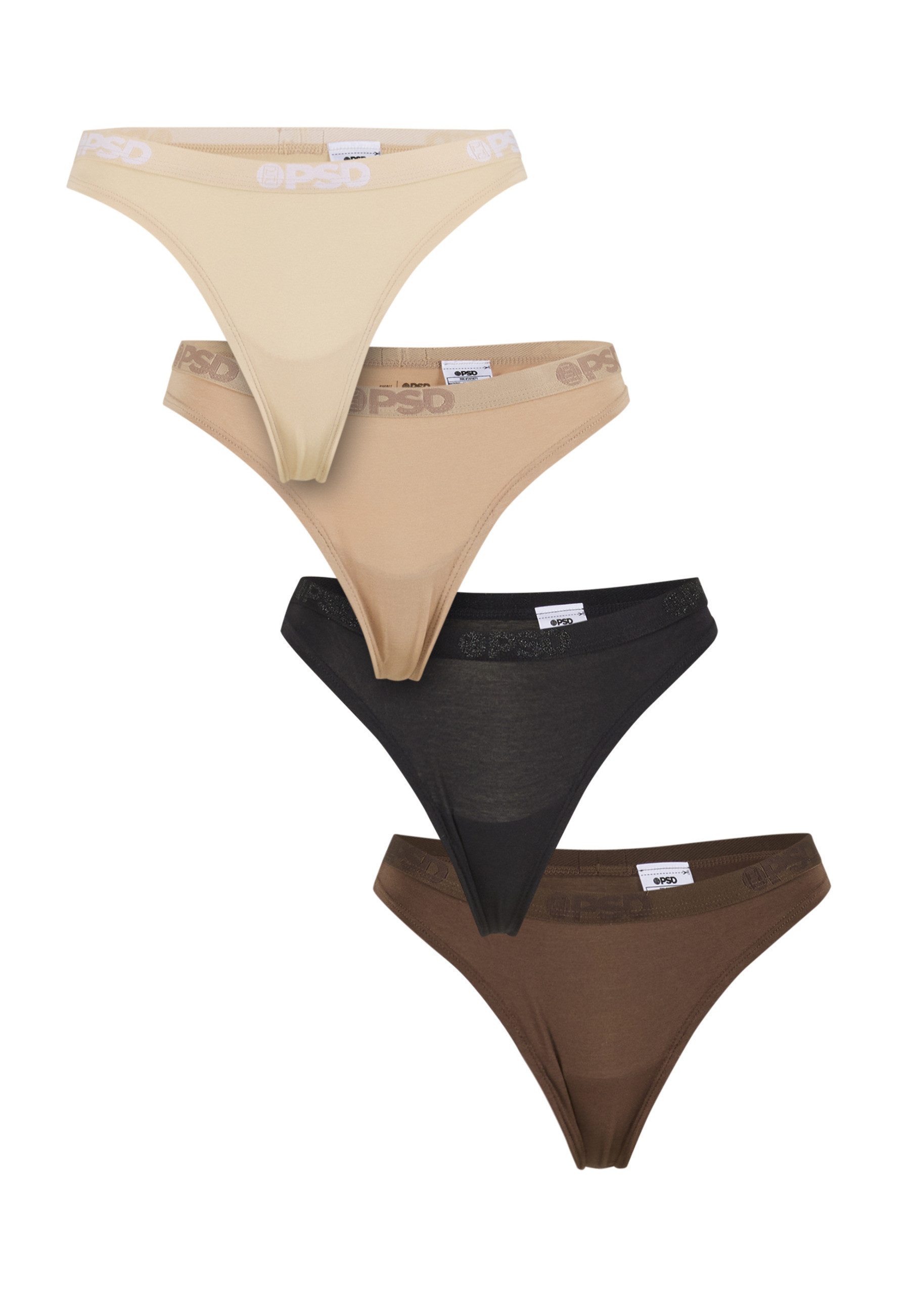 PSD String PSD THONG 4 PACK EARTH