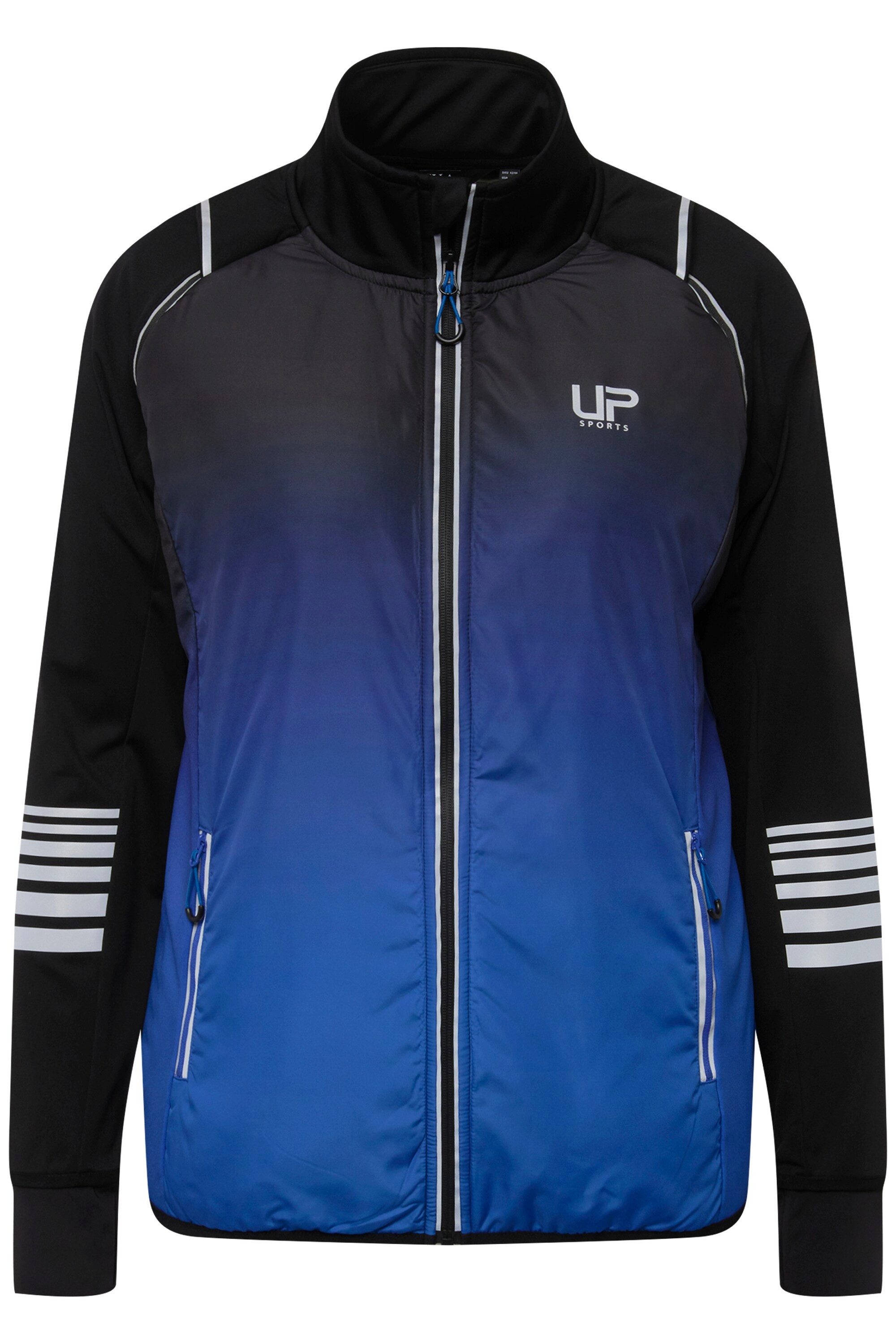 Ulla Popken Sweatjacke 2-in-1-Funktionsjacke Ärmel abnehmbar günstig online kaufen