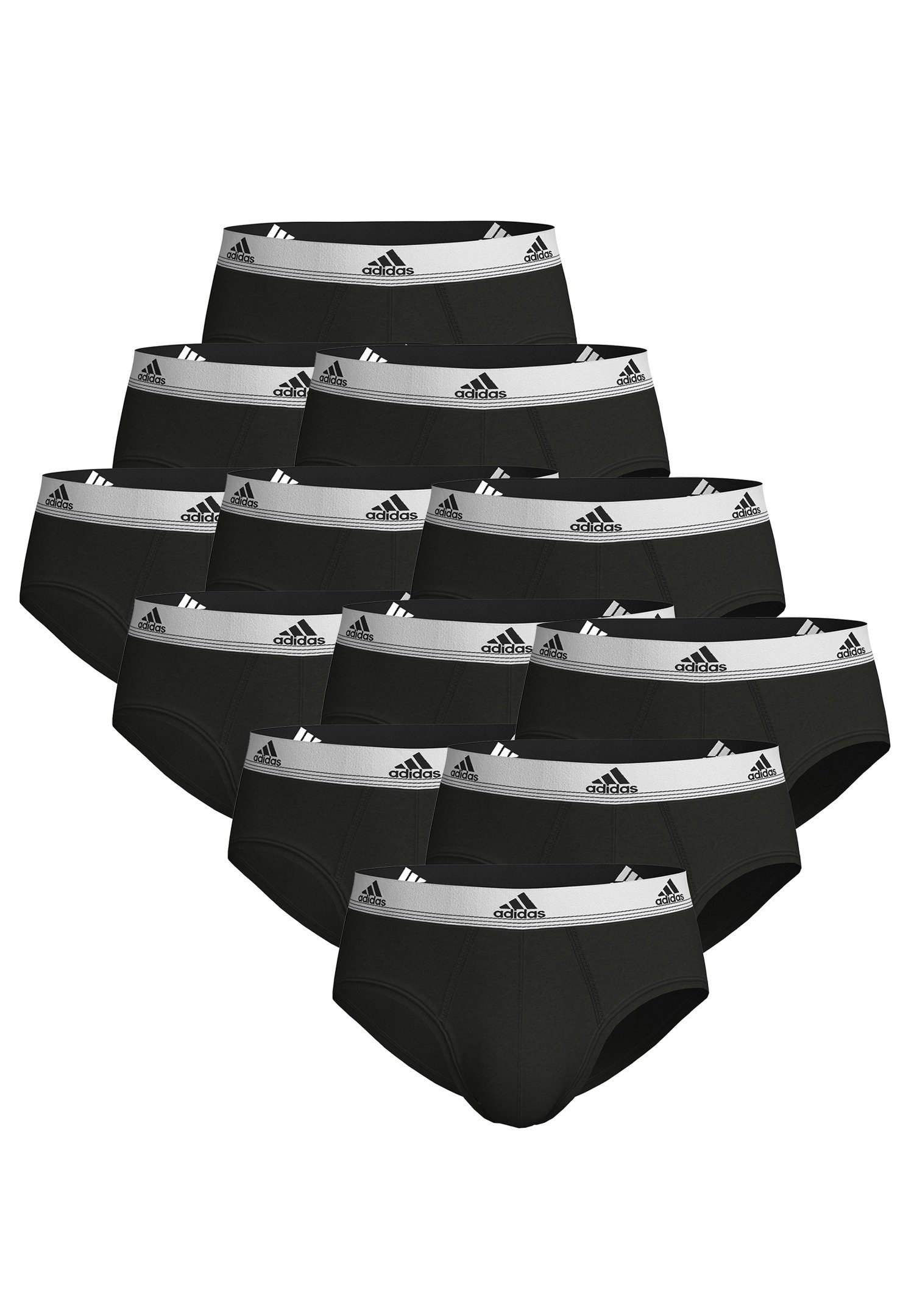 adidas Performance Boxershorts BRIEF (12PK) (Packung, 12-St., 12er-Pack) Black2