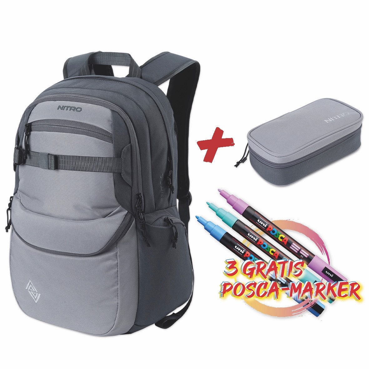 NITRO Freizeitrucksack Future Hero (Set, 3-tlg., günstig online kaufen