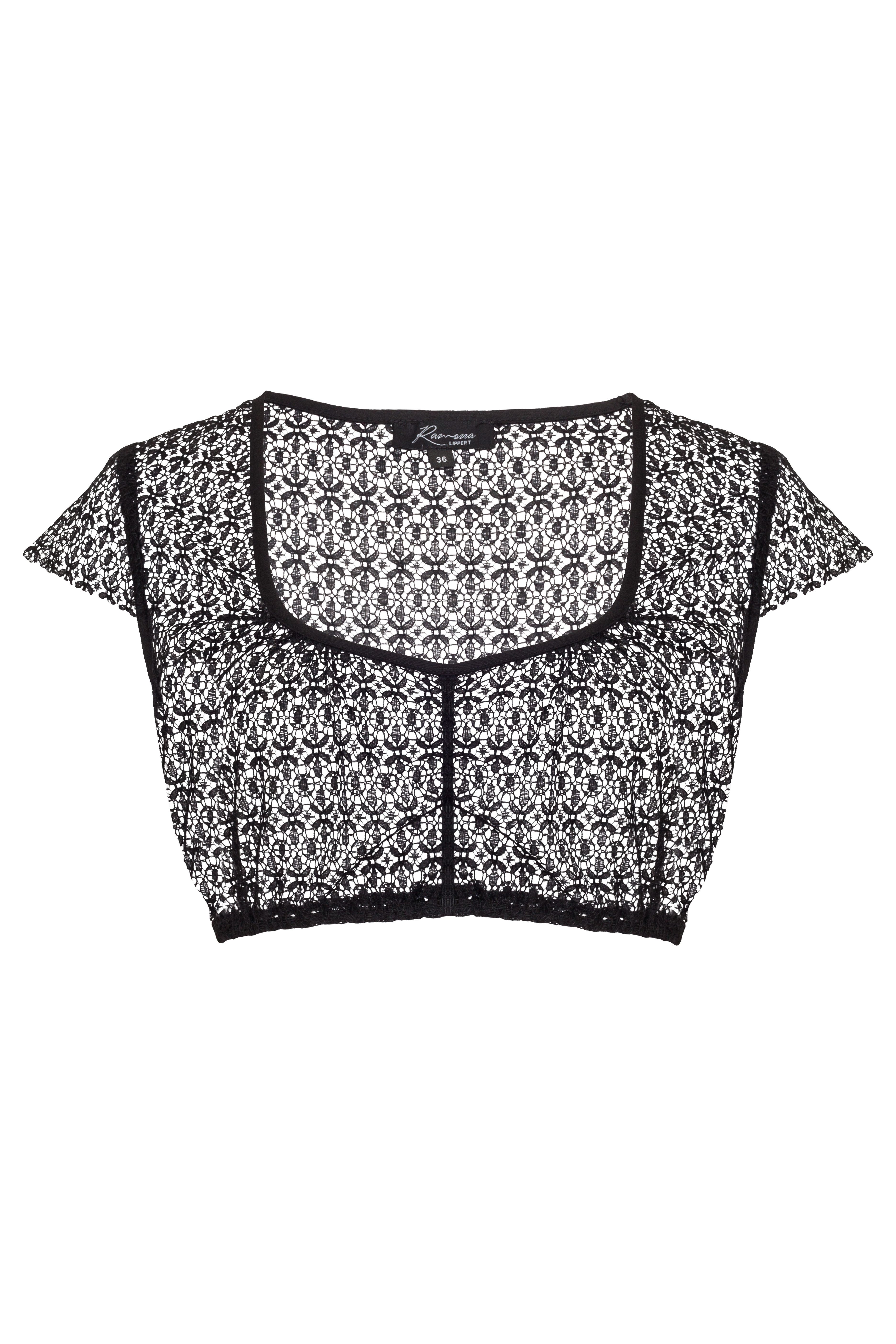 Ramona Lippert Dirndlbluse Wanda schwarz