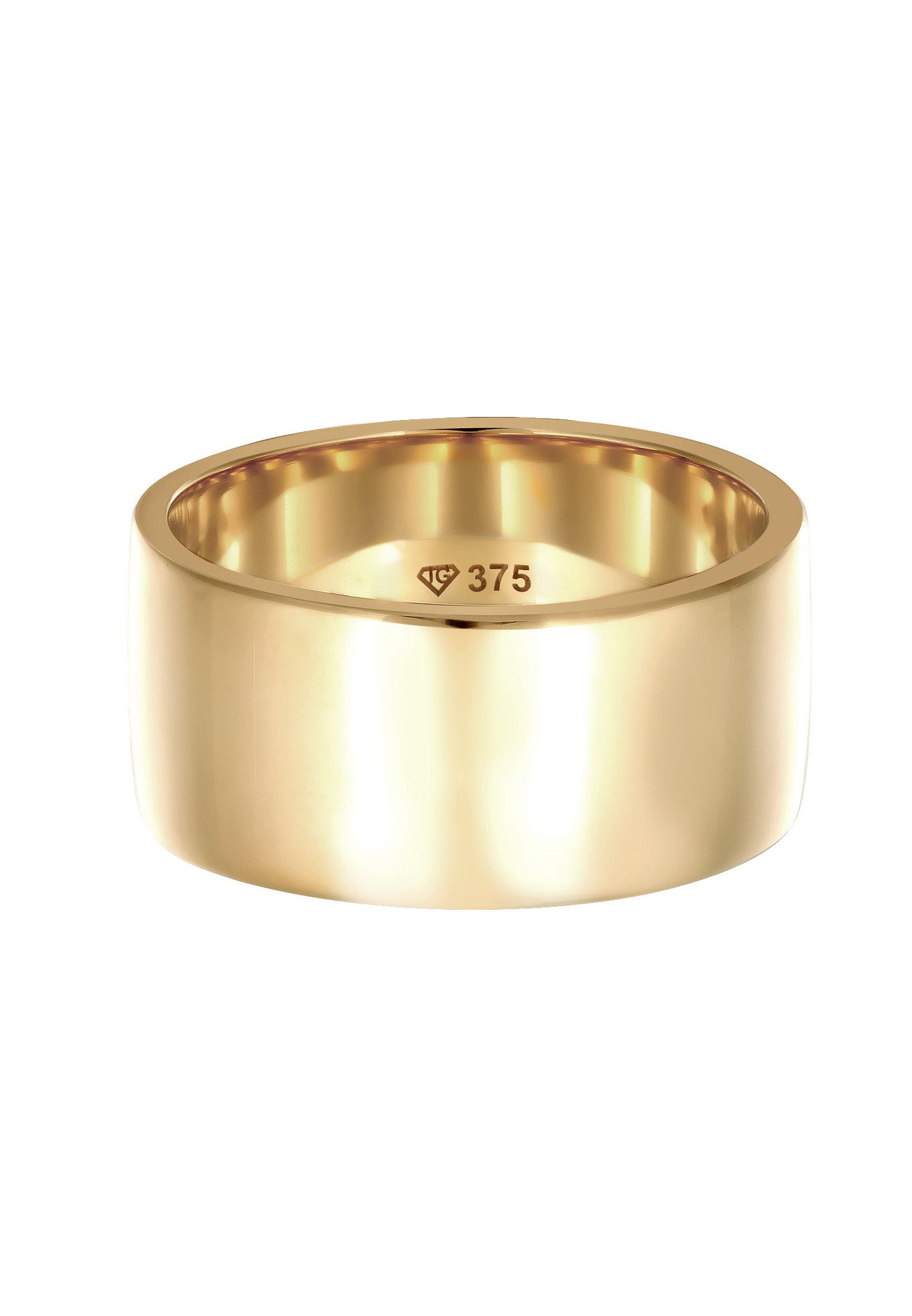 Elli Premium Fingerring Ring Bandring Modern 375 Gelbgold günstig online kaufen