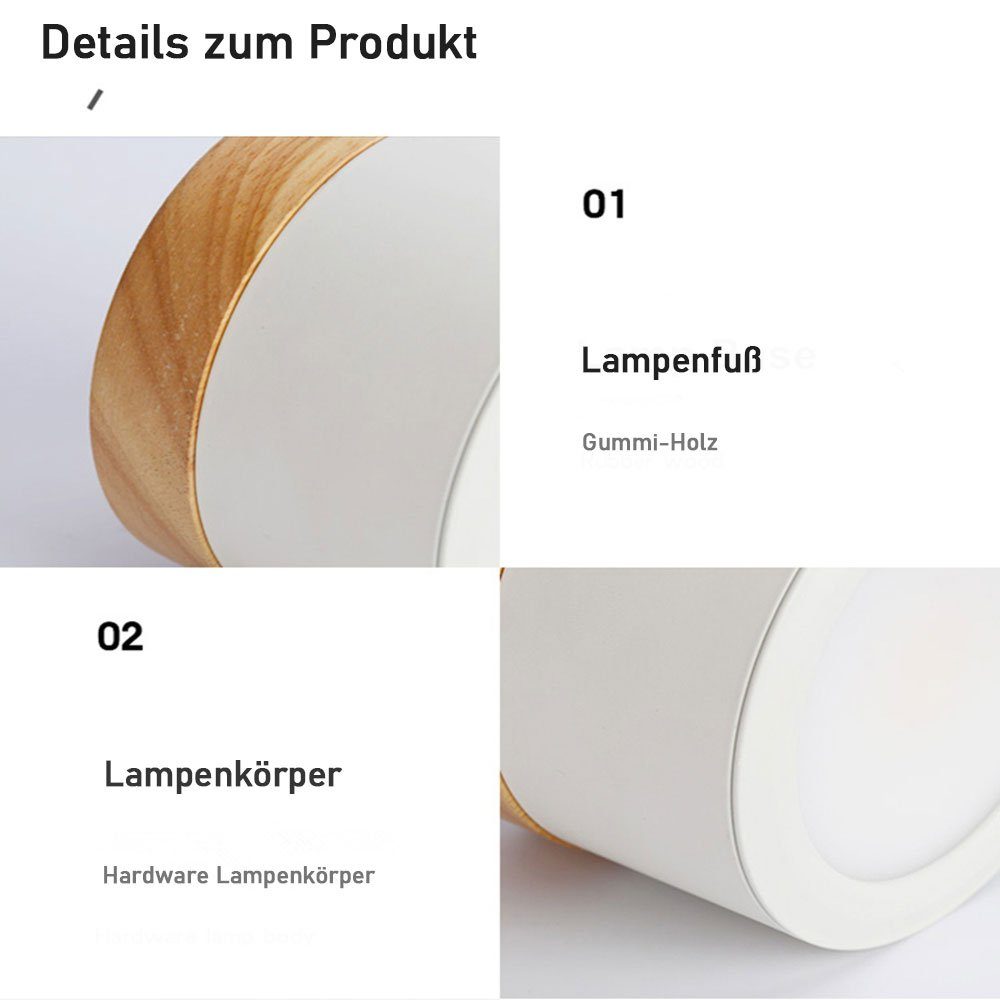 Licht, Warmweiß, Naturweiß Downlight,7/15W,Aluminium,Innendekoration Schwarz Naturweiß Rosnek Kaltweiß, 7W Deckenleuchte LED