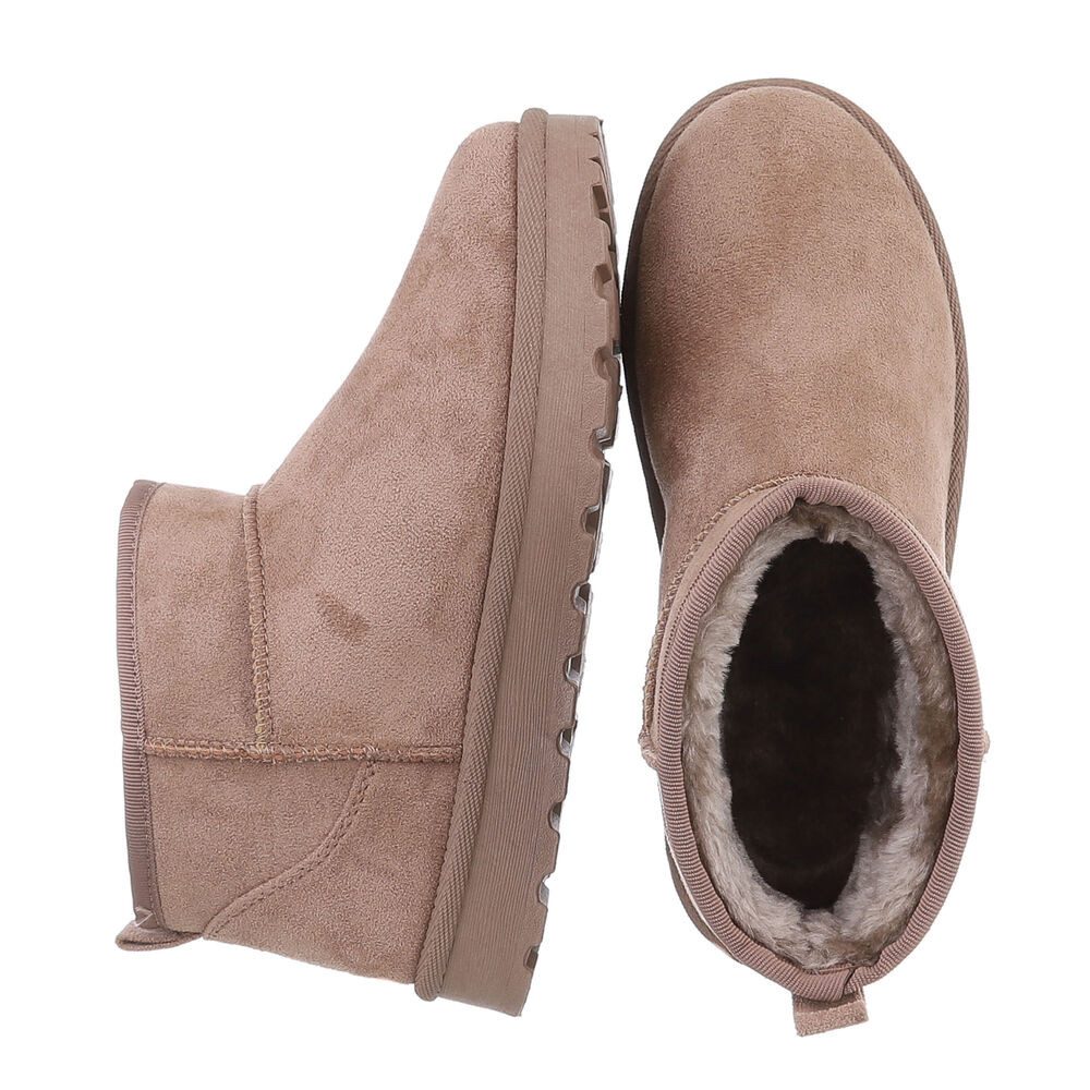 Ital-Design Damen Snowboots Freizeit Snowboots (87451965) Flach Plateaustie günstig online kaufen