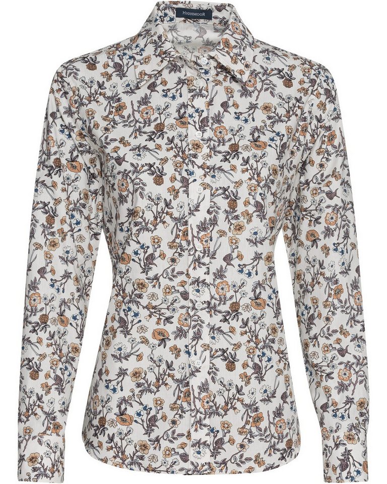 Highmoor Hemdbluse Bluse mit Blumendruck