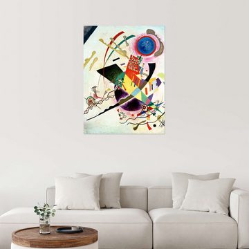 Posterlounge Wandfolie Wassily Kandinsky, Blauer Kreis, Malerei