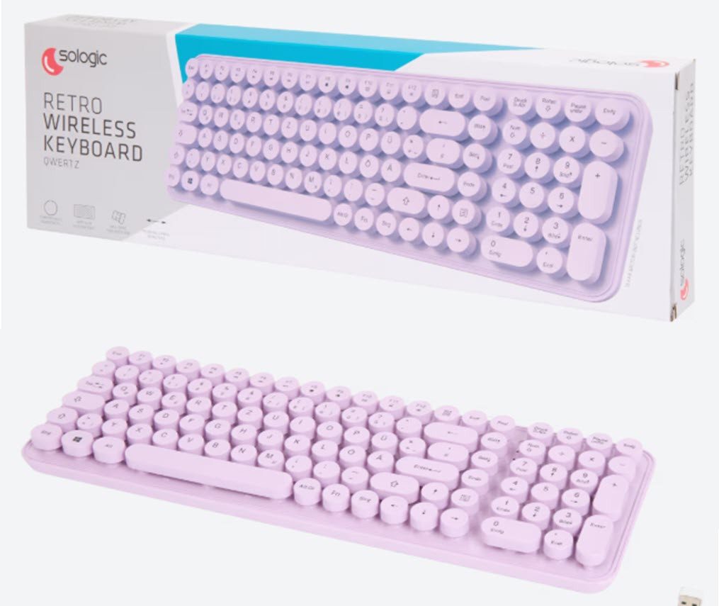 Spectrum Sologic drahtlose Tastatur QWERTZ 42 x 15 cm Tastatur