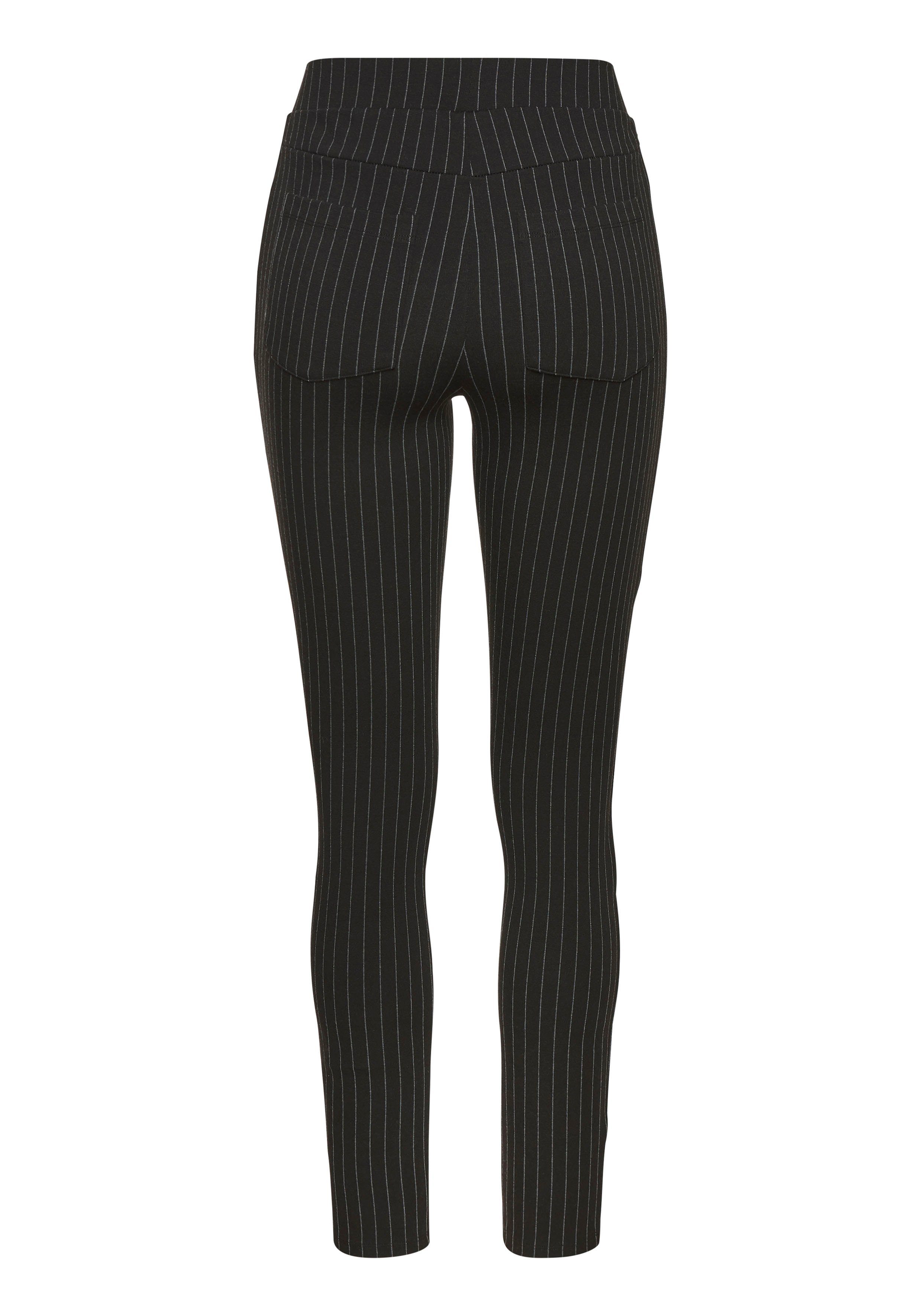 LASCANA Leggings mit Nadelstreifen