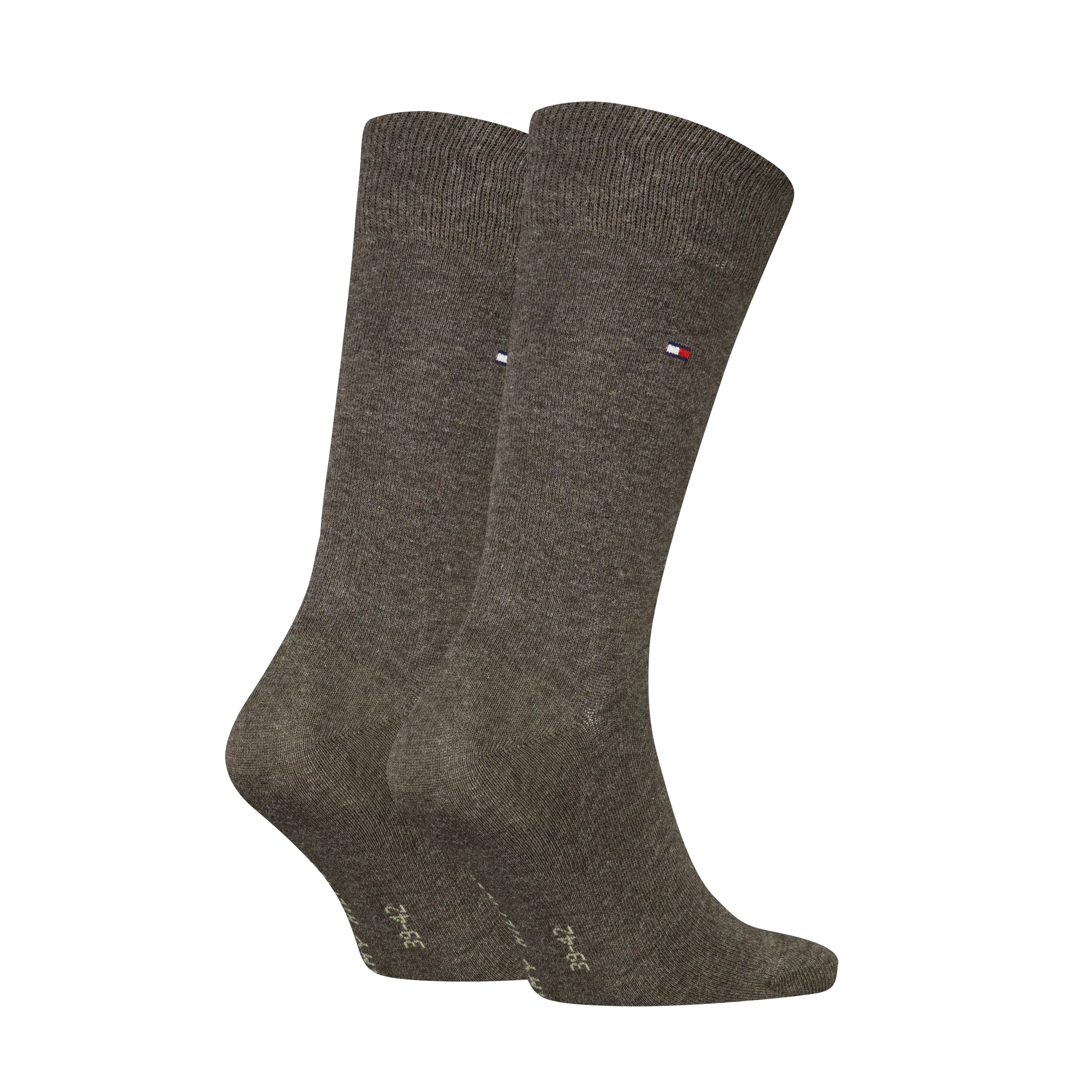 Tommy Hilfiger Socken TH MEN SOCK CLASSIC 2P (2 Paar) Mit eingestricktem Flag-Logo