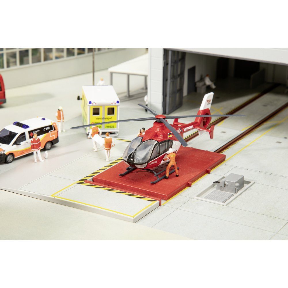 Faller Modellflugzeug Faller H0 Hubschrauber EC135 Luftrettung Hubschrauber 1:87 131020