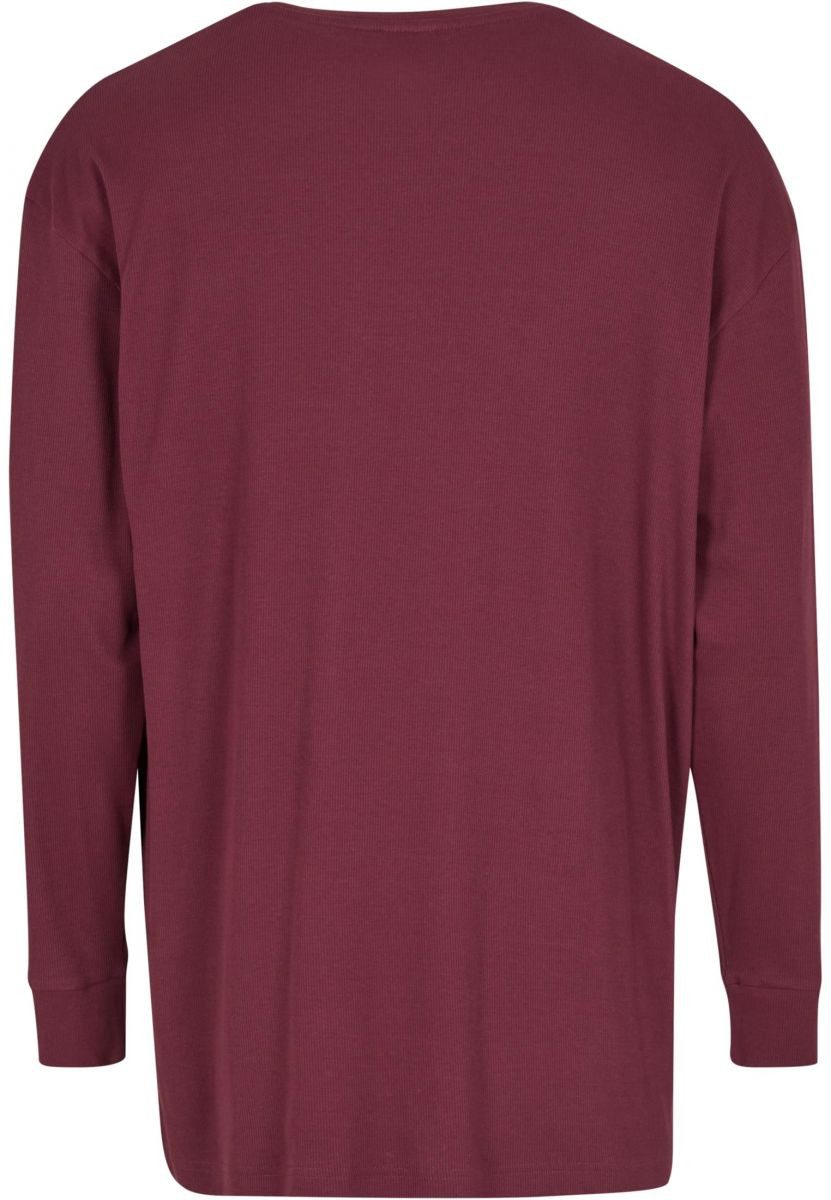 URBAN CLASSICS Langarmshirt Organic Boxy Rib Longsleeve Langarmshirt Herren