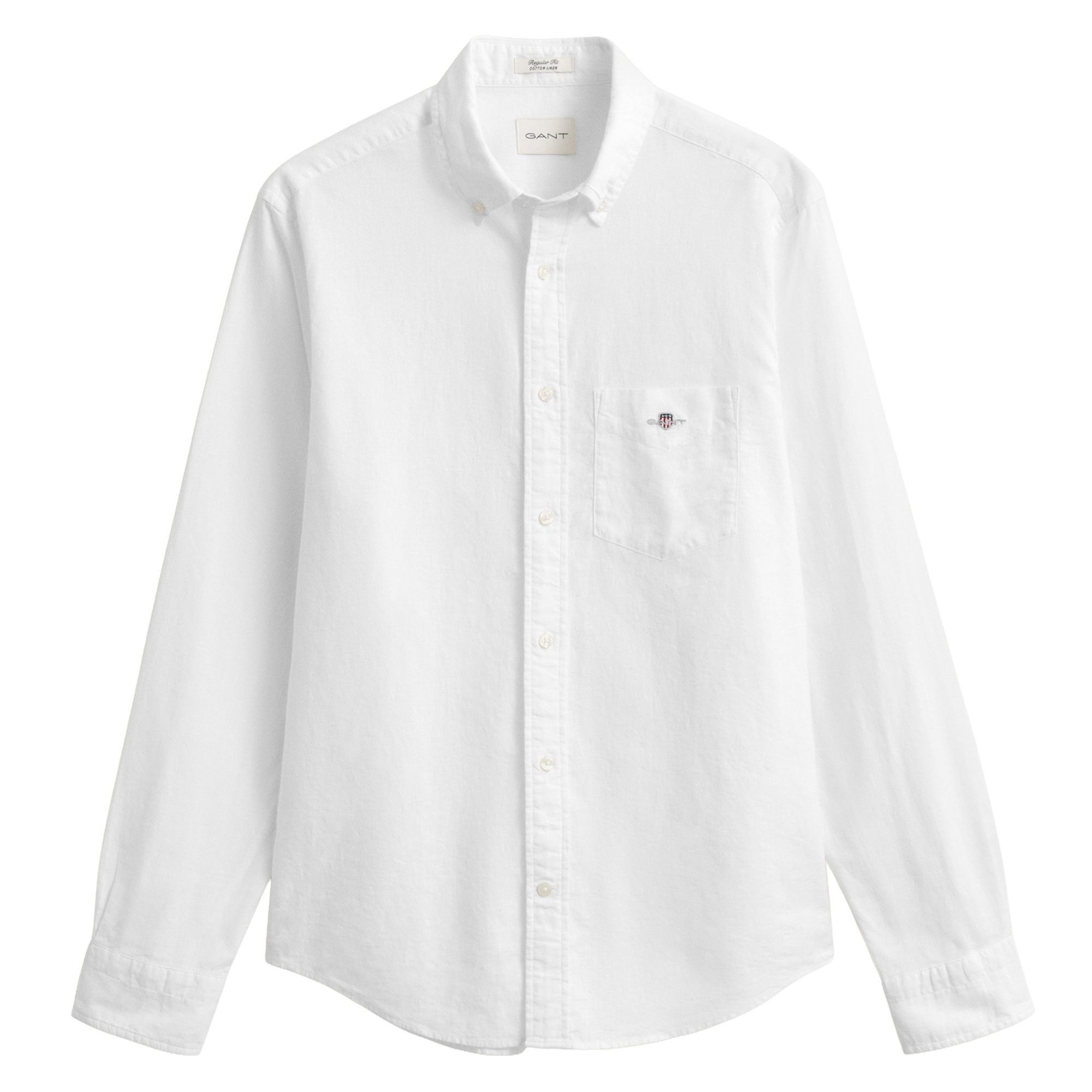 Gant Businesshemd Herren Hemd 1er Pack Leinen