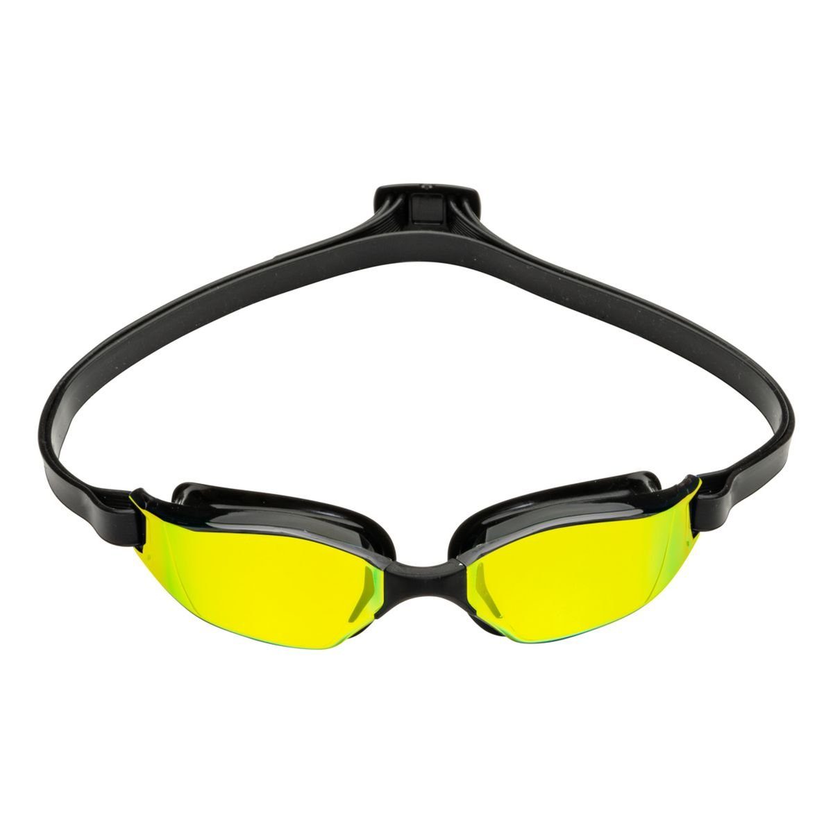 Schwimmbrille XCeed Aquasphere schwarz/gelb Mirror Titanium