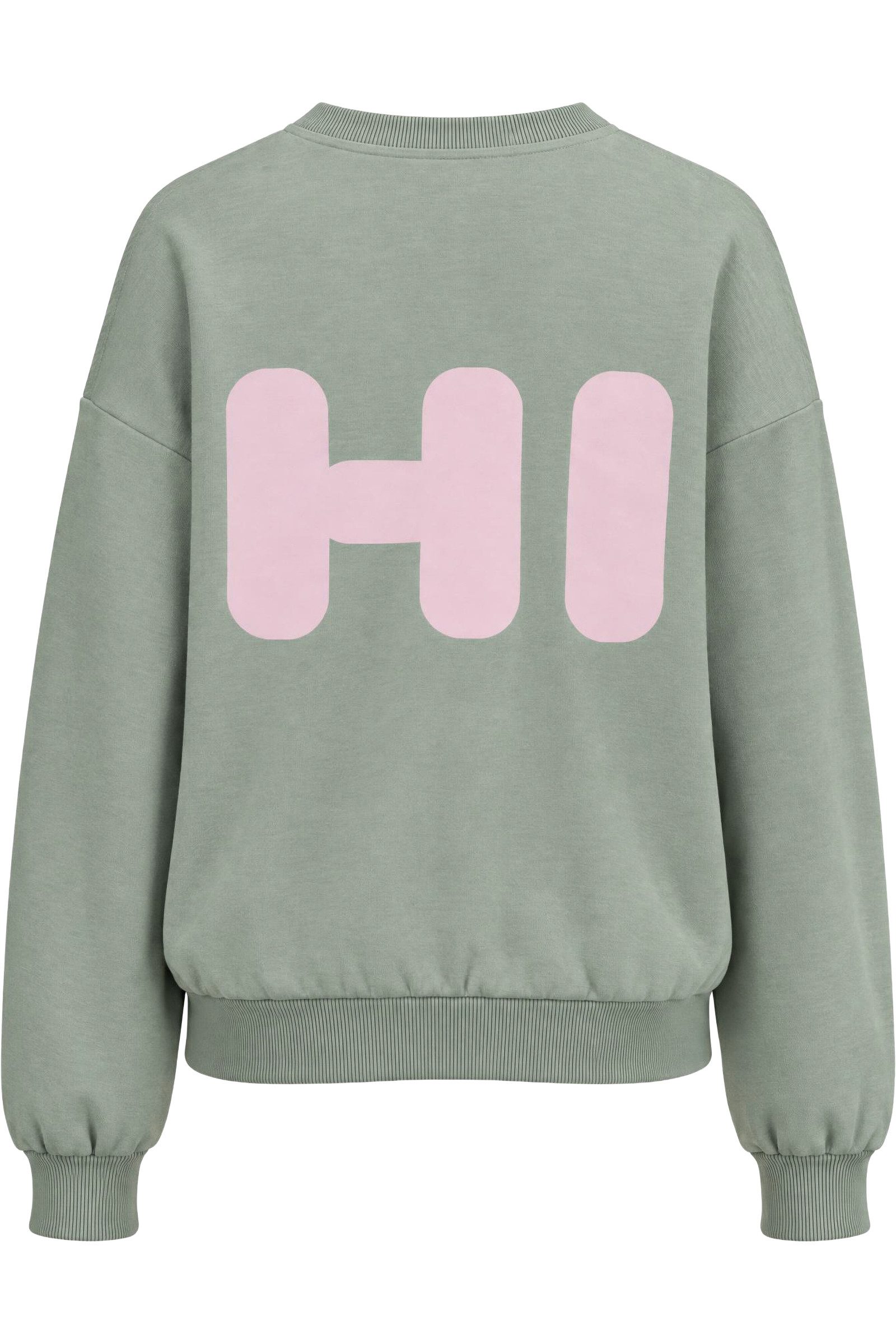 Alife & Kickin Sweatshirt Rückenprint HI, Rundhals, Rippbündchen, Relaxed Fit, hüftlang